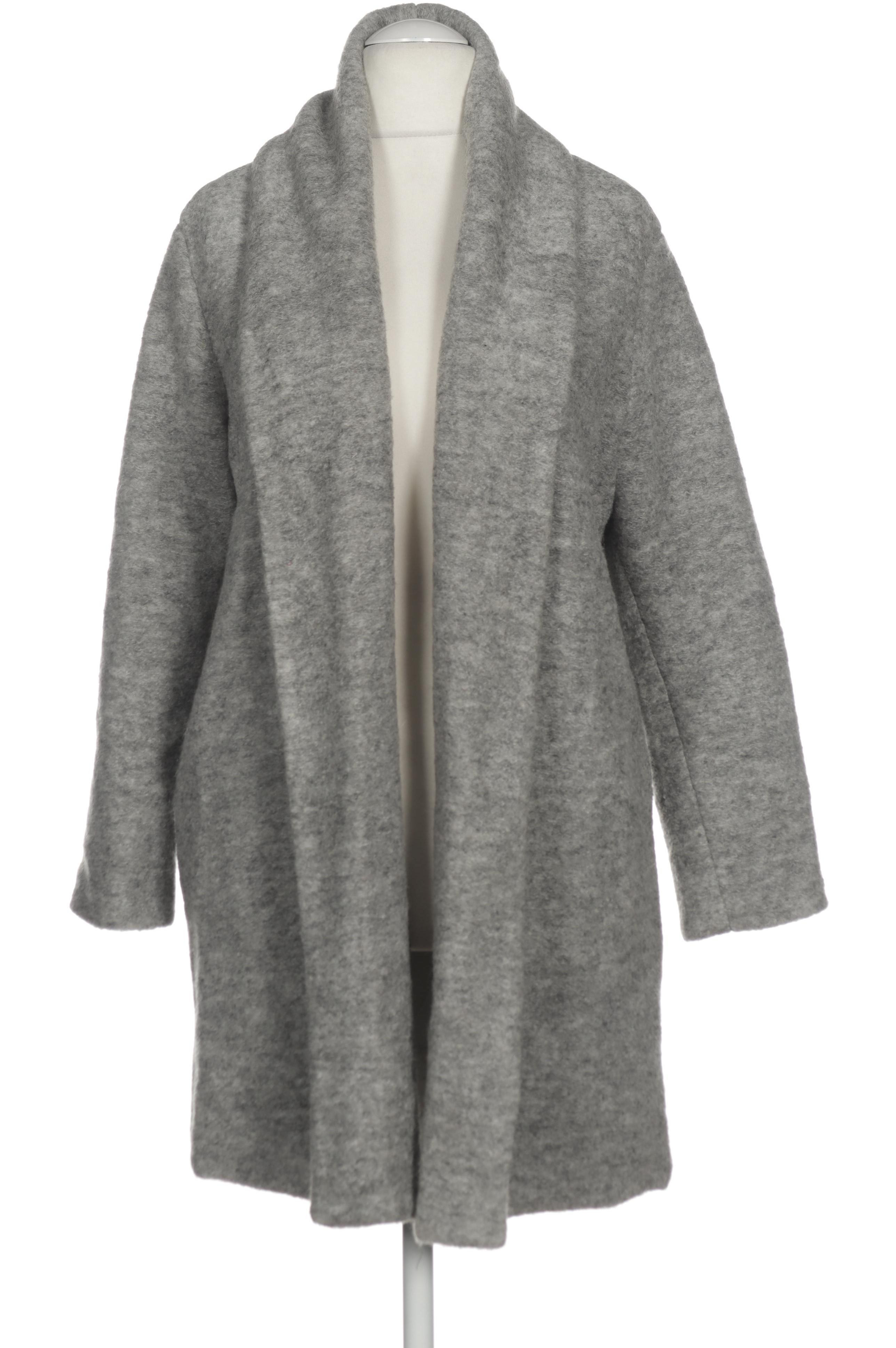 

bershka Damen Mantel, grau, Gr. 36