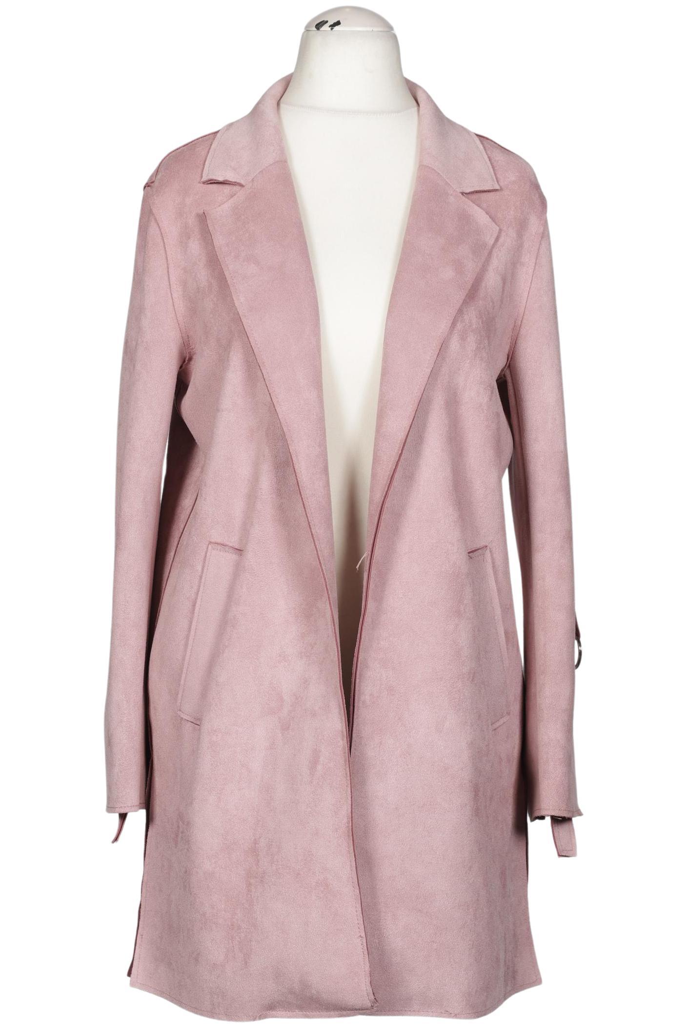 

bershka Damen Mantel, pink, Gr. 36