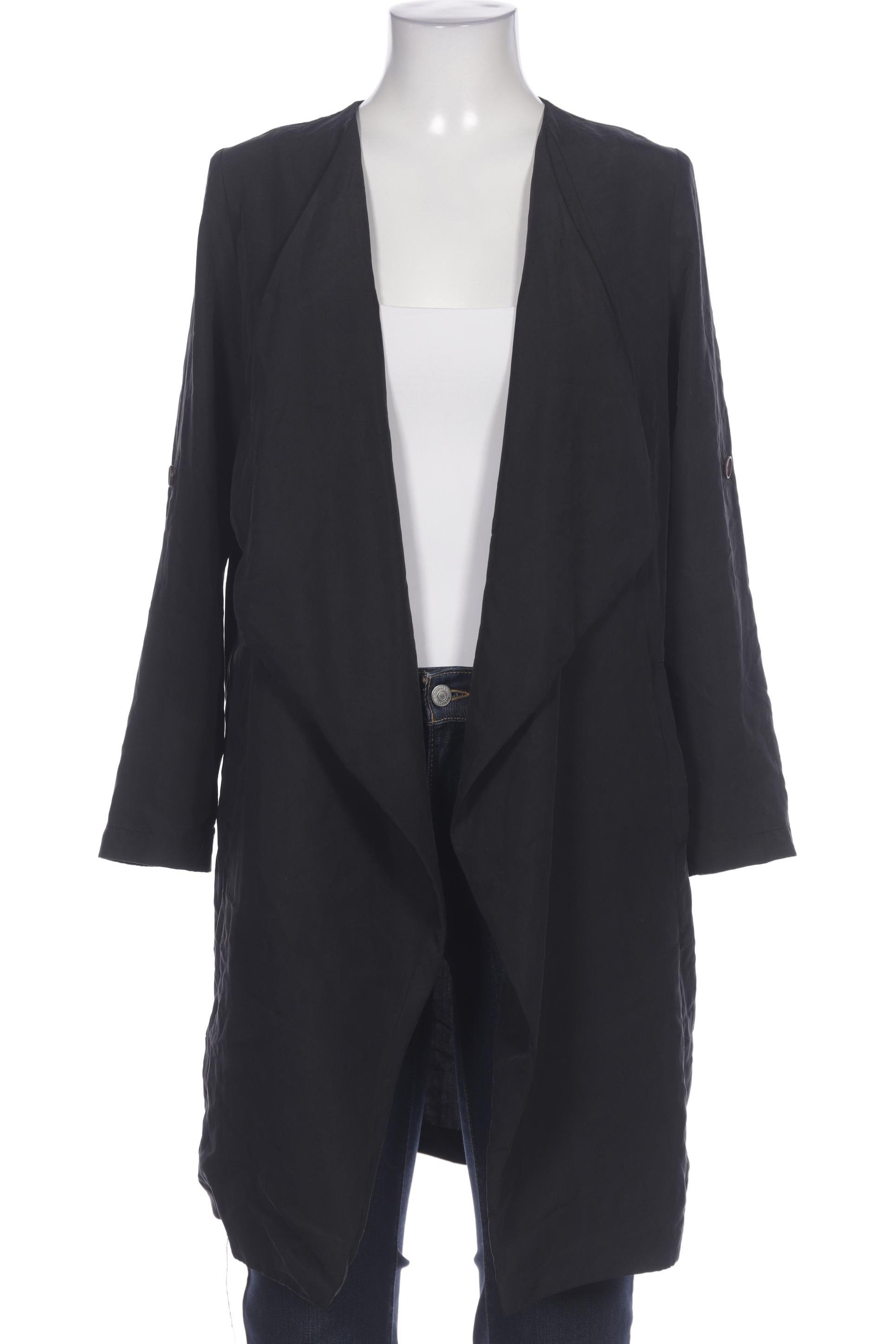 

bershka Damen Mantel, schwarz, Gr. 36