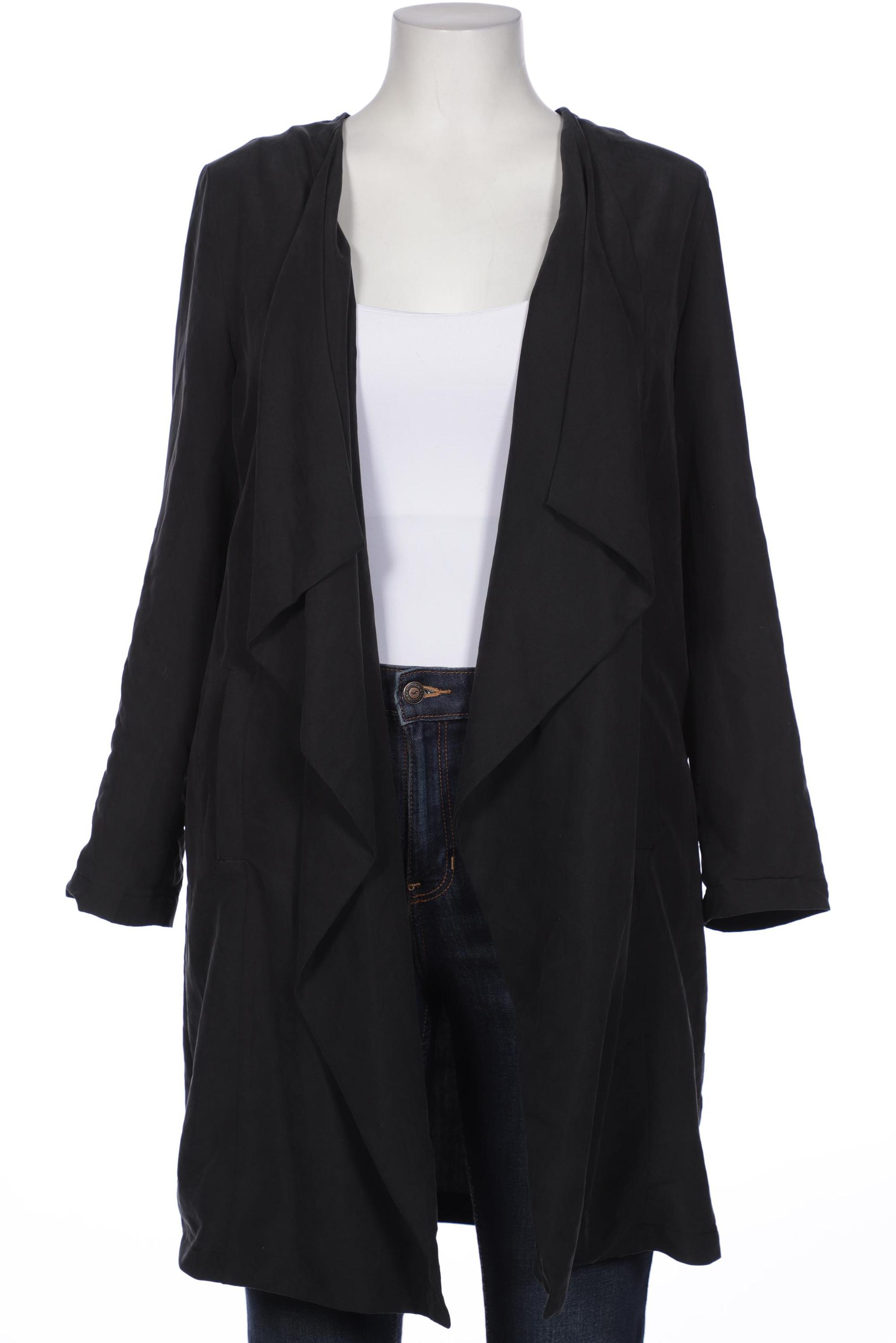 

bershka Damen Mantel, schwarz