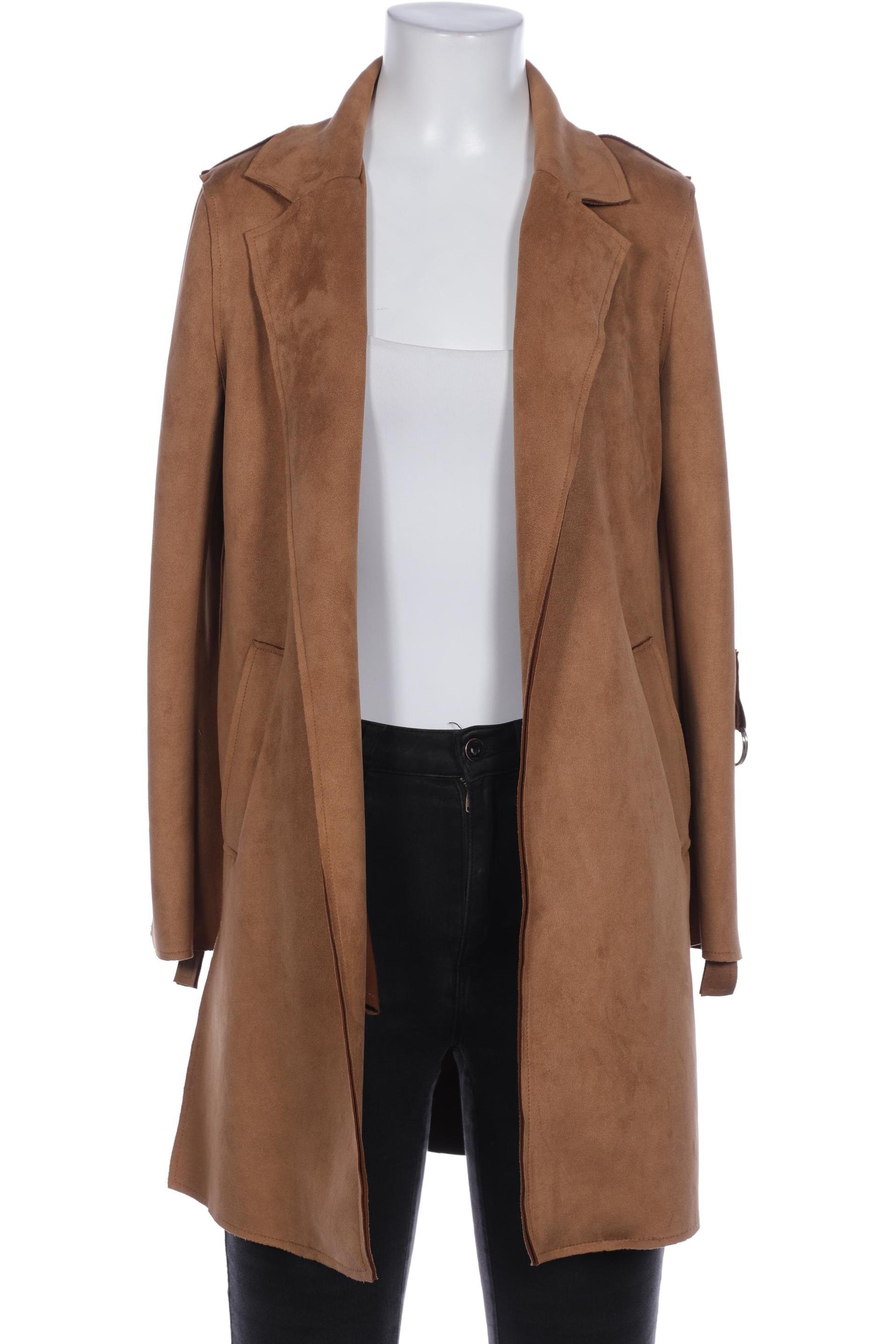 

bershka Damen Mantel, braun, Gr. 34