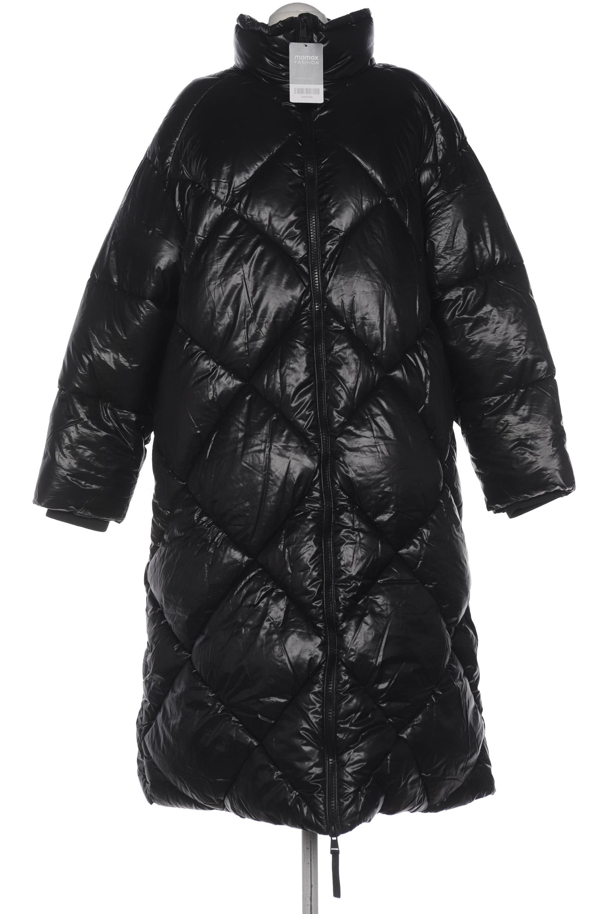 

bershka Damen Mantel, schwarz, Gr. 42