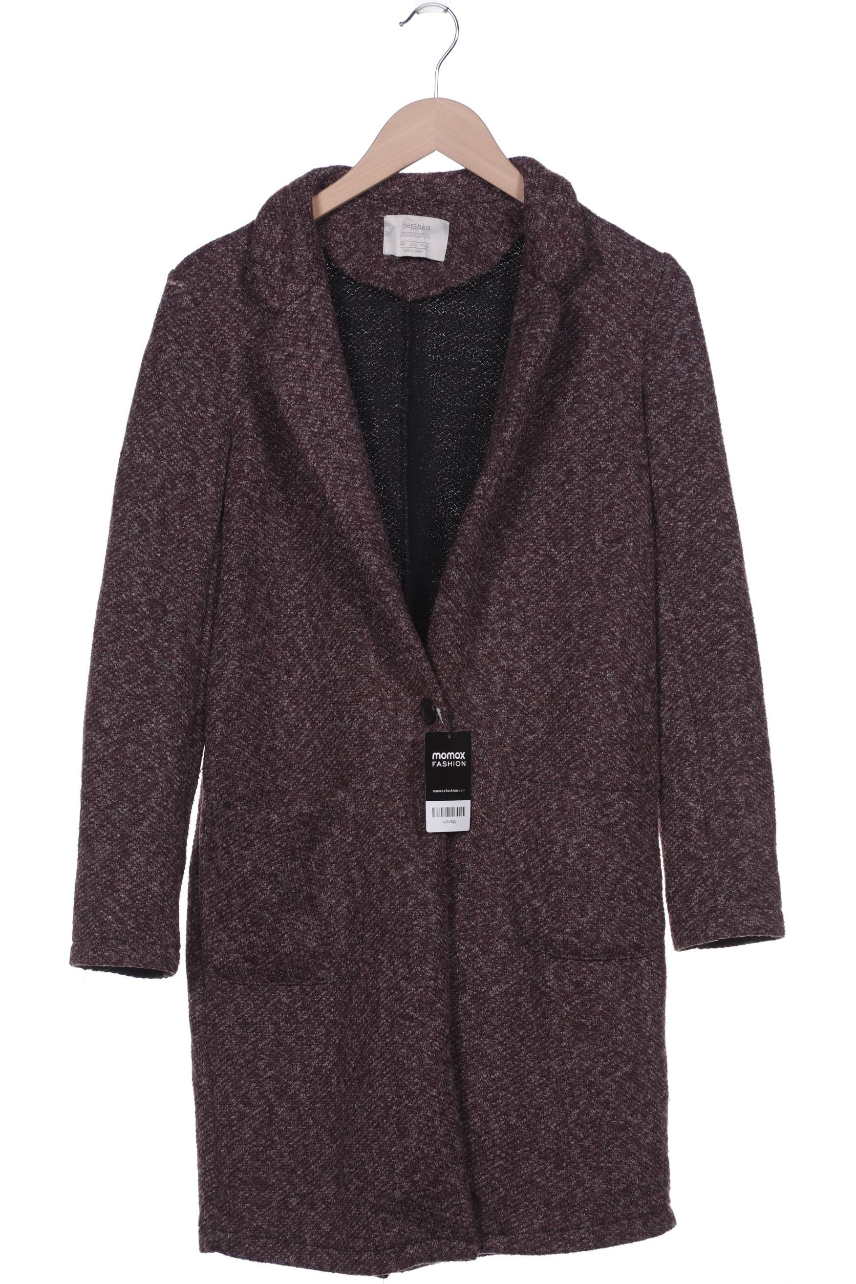 

bershka Damen Mantel, bordeaux