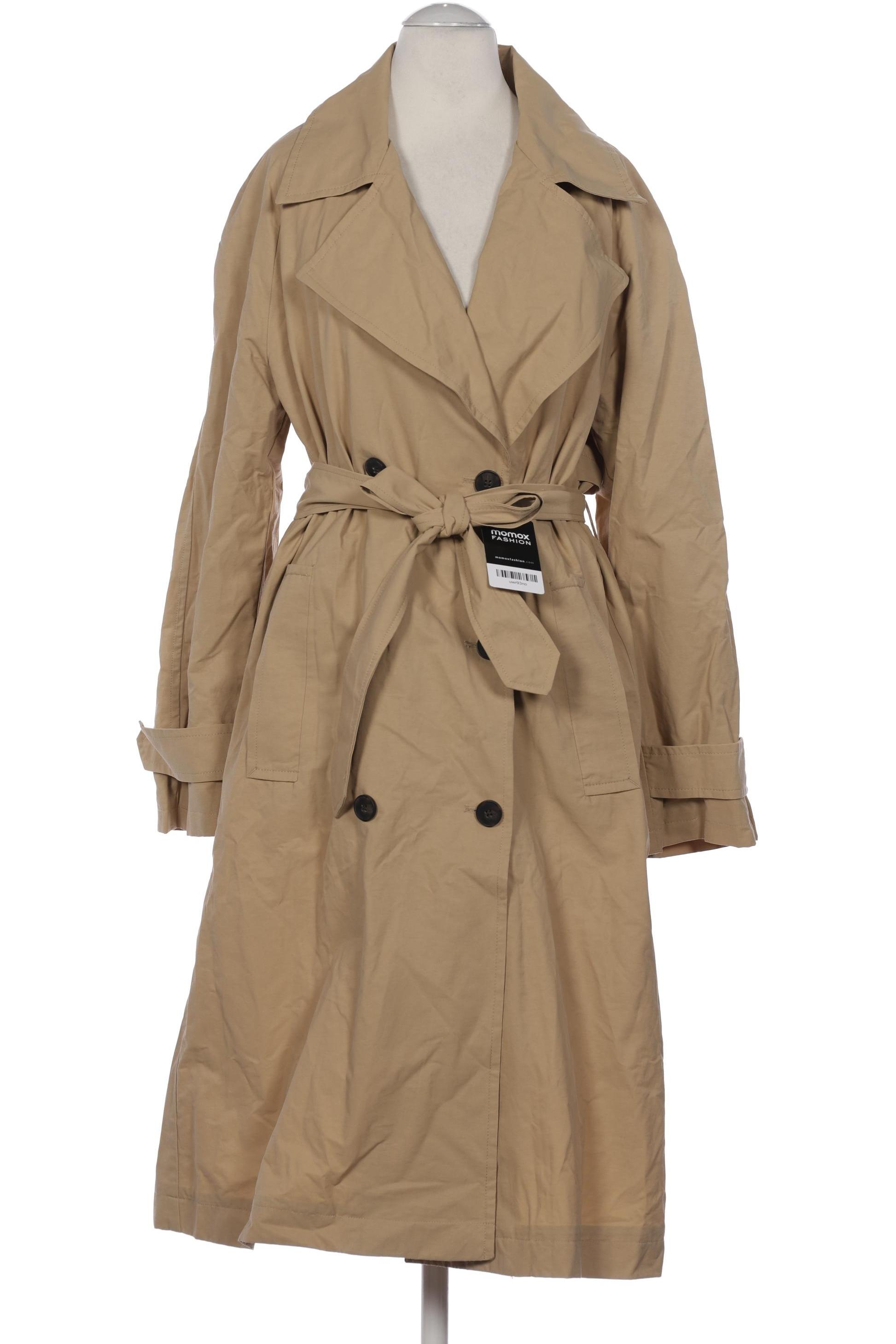 

bershka Damen Mantel, beige, Gr. 36