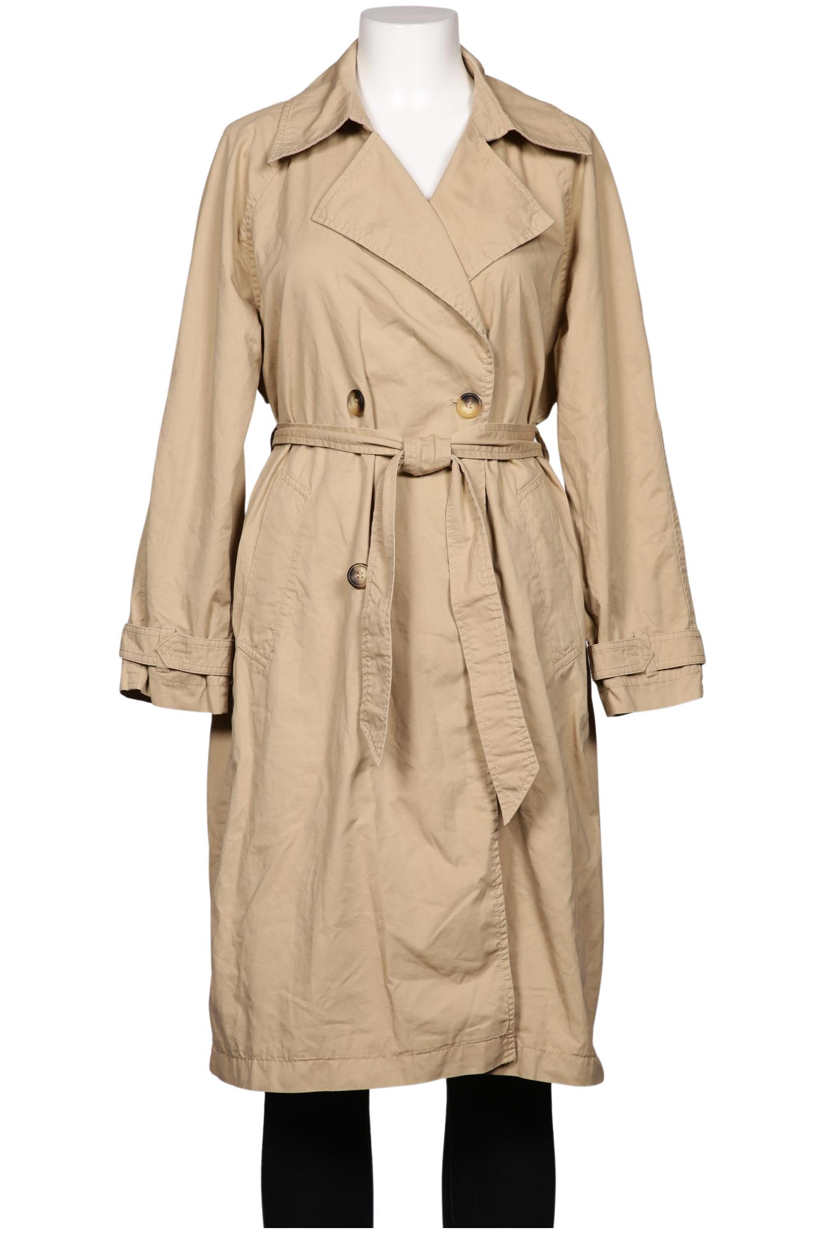 

bershka Damen Mantel, beige, Gr. 38