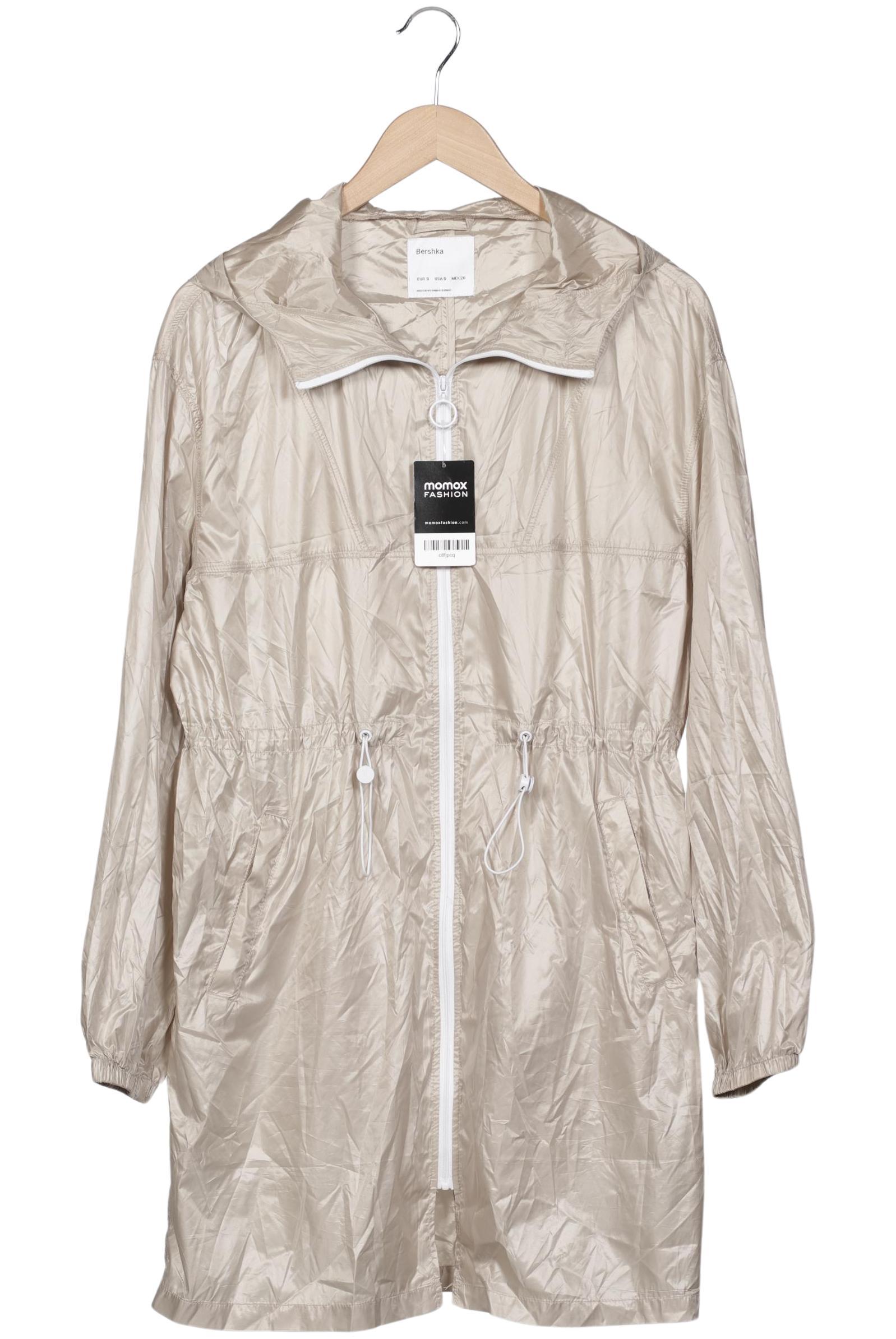 

bershka Damen Mantel, beige, Gr. 36