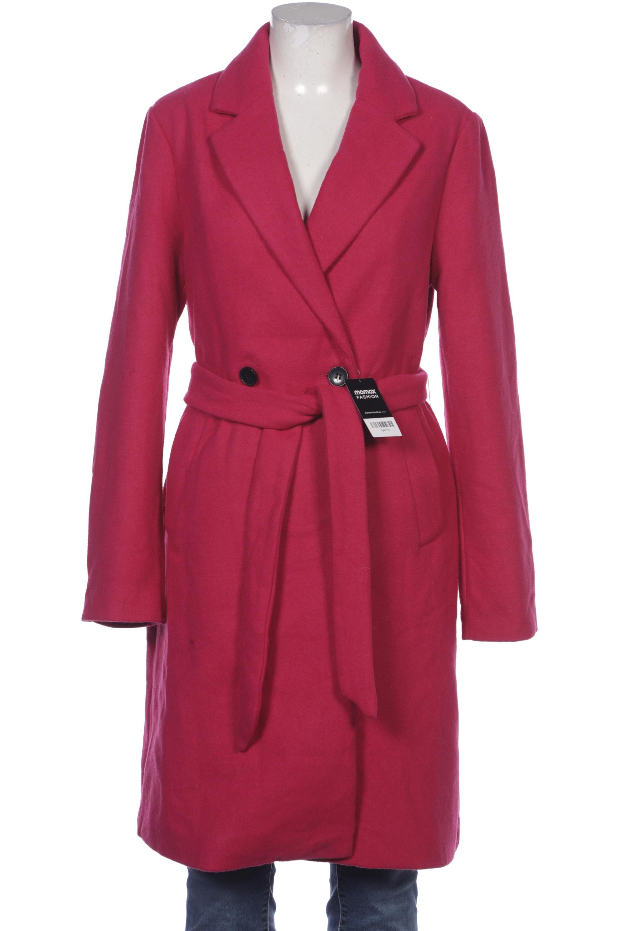 

bershka Damen Mantel, pink, Gr. 42