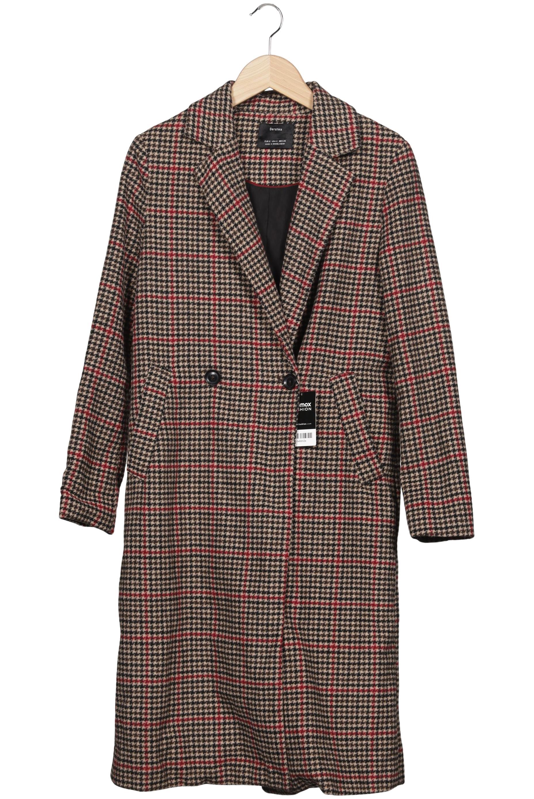 

bershka Damen Mantel, mehrfarbig, Gr. 36