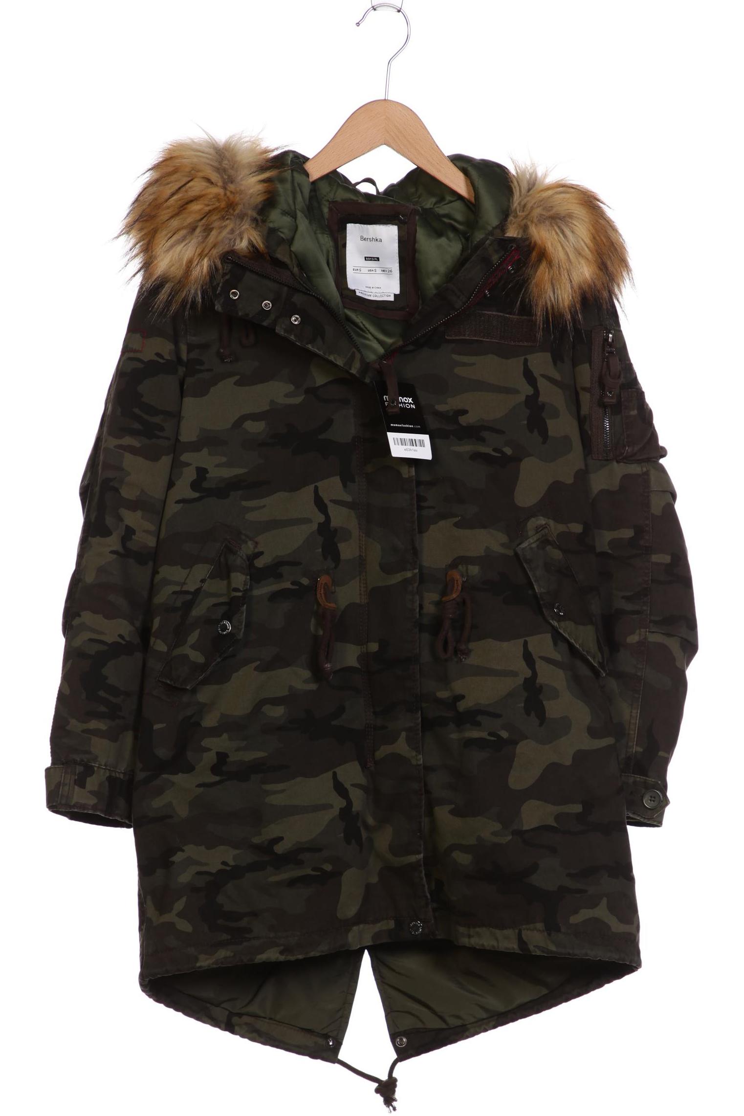 

bershka Damen Mantel, grün