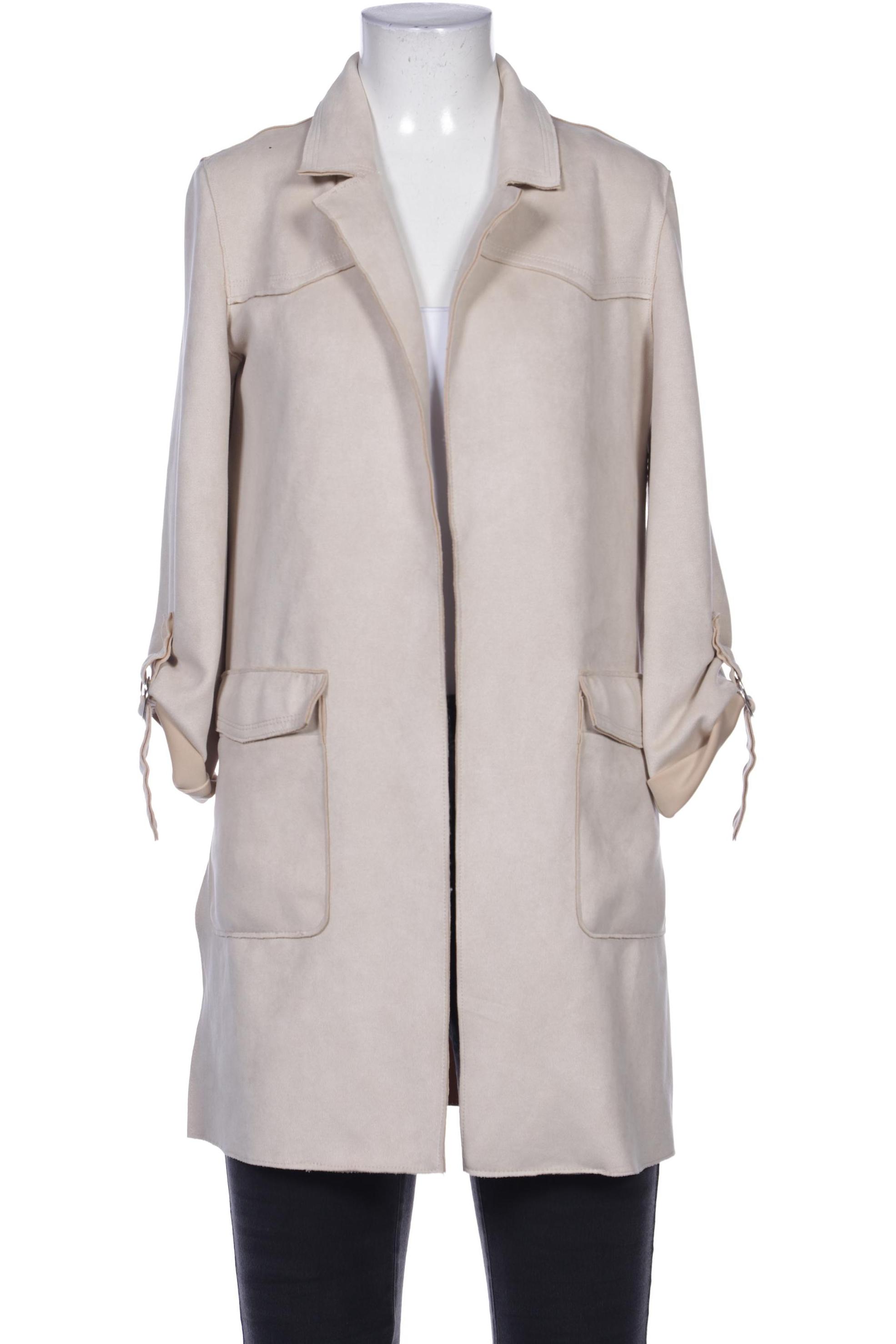 

bershka Damen Mantel, beige, Gr. 34