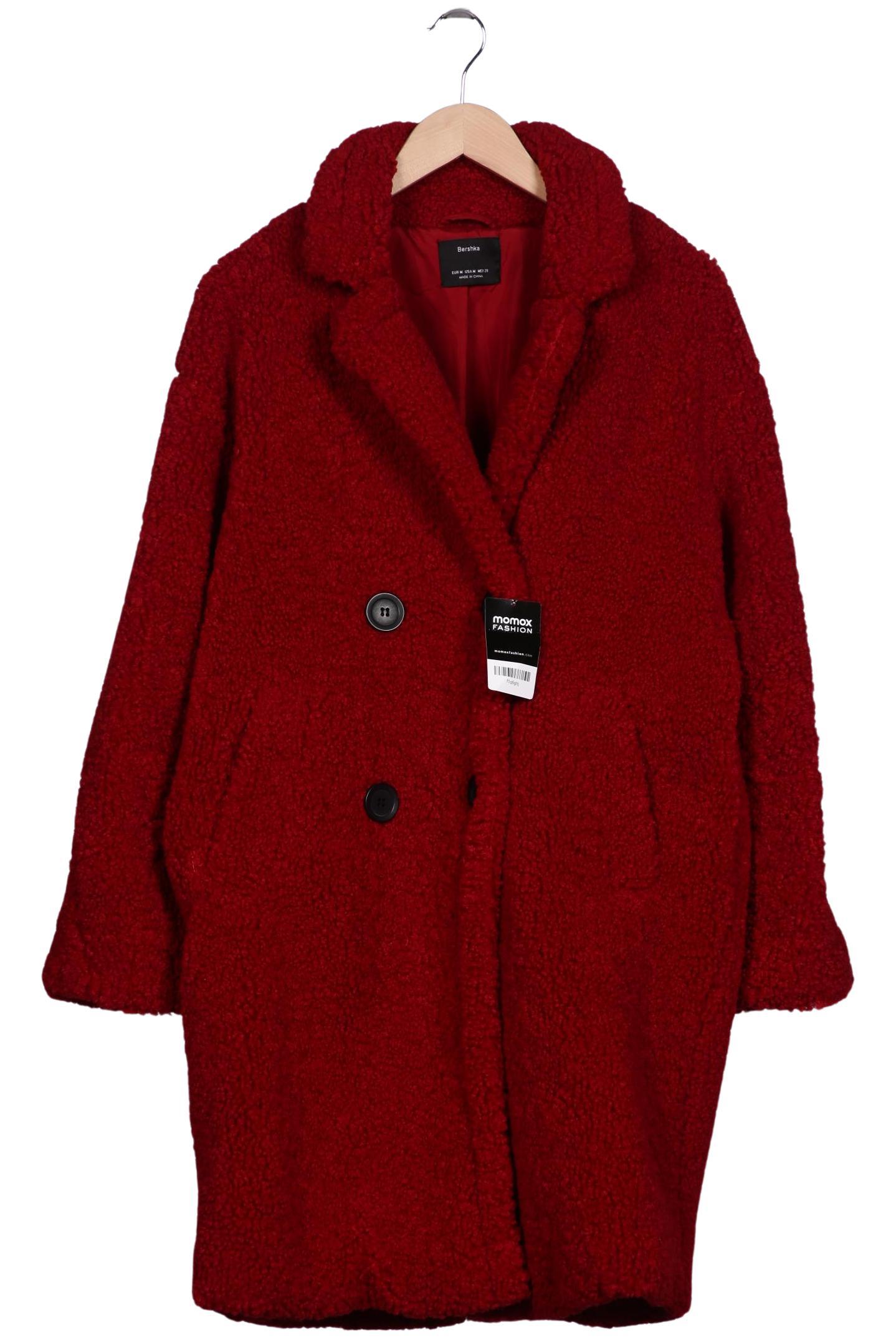 

bershka Damen Mantel, rot, Gr. 38