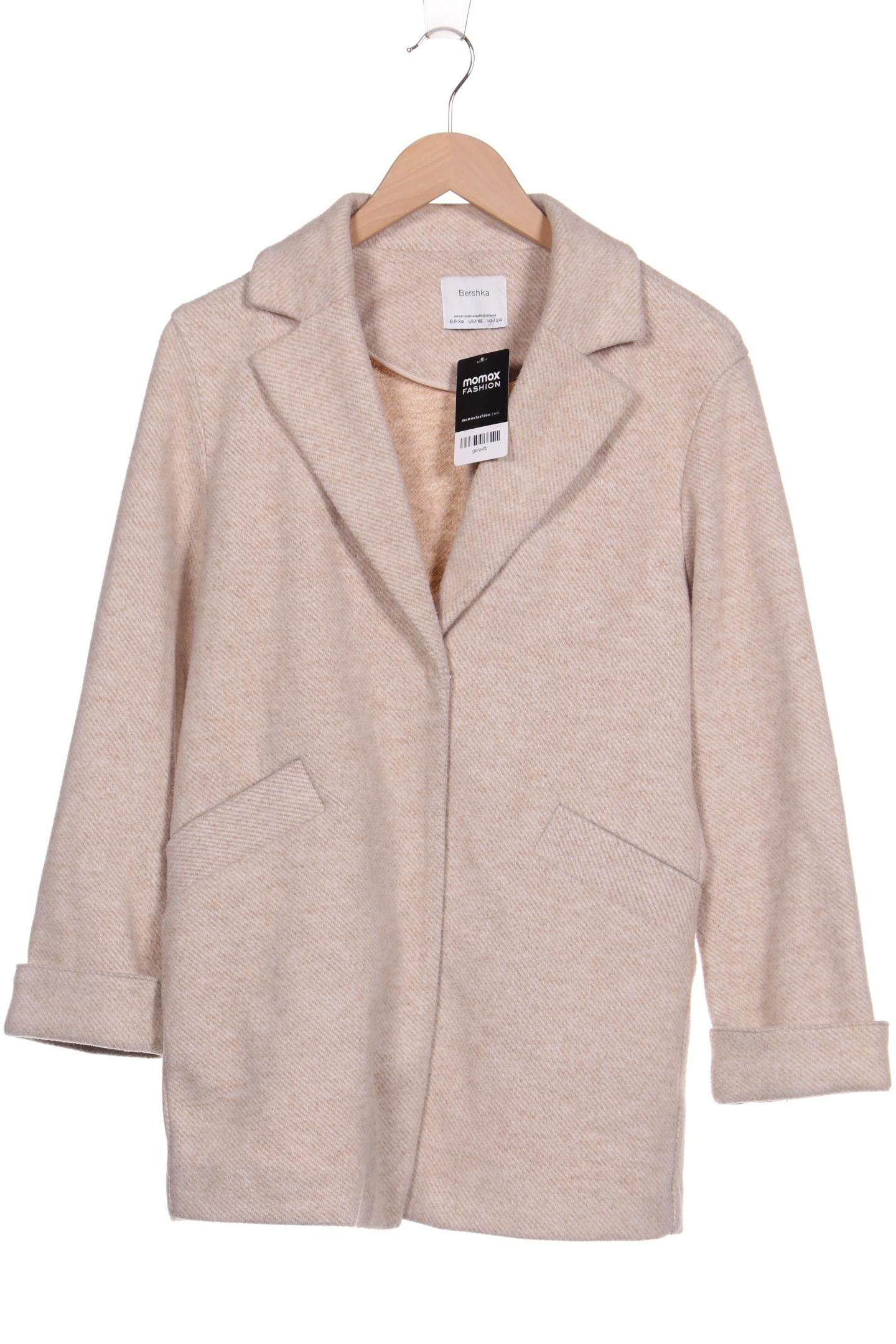 

bershka Damen Mantel, beige