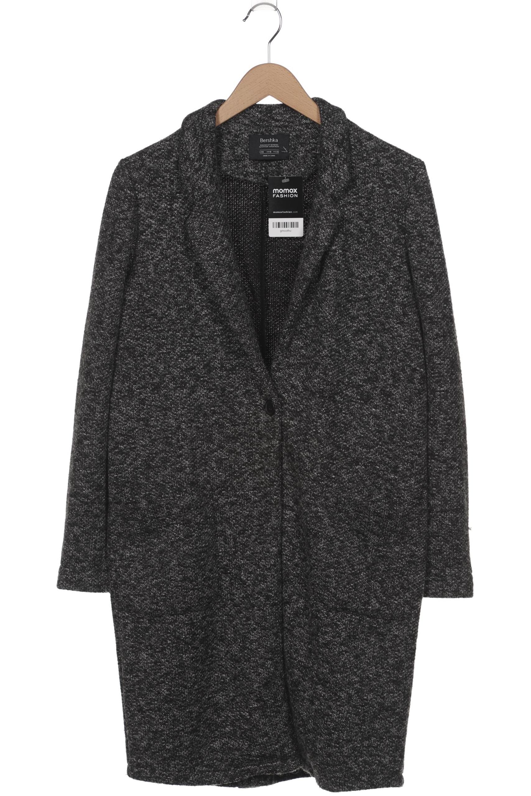 

bershka Damen Mantel, grau, Gr. 36