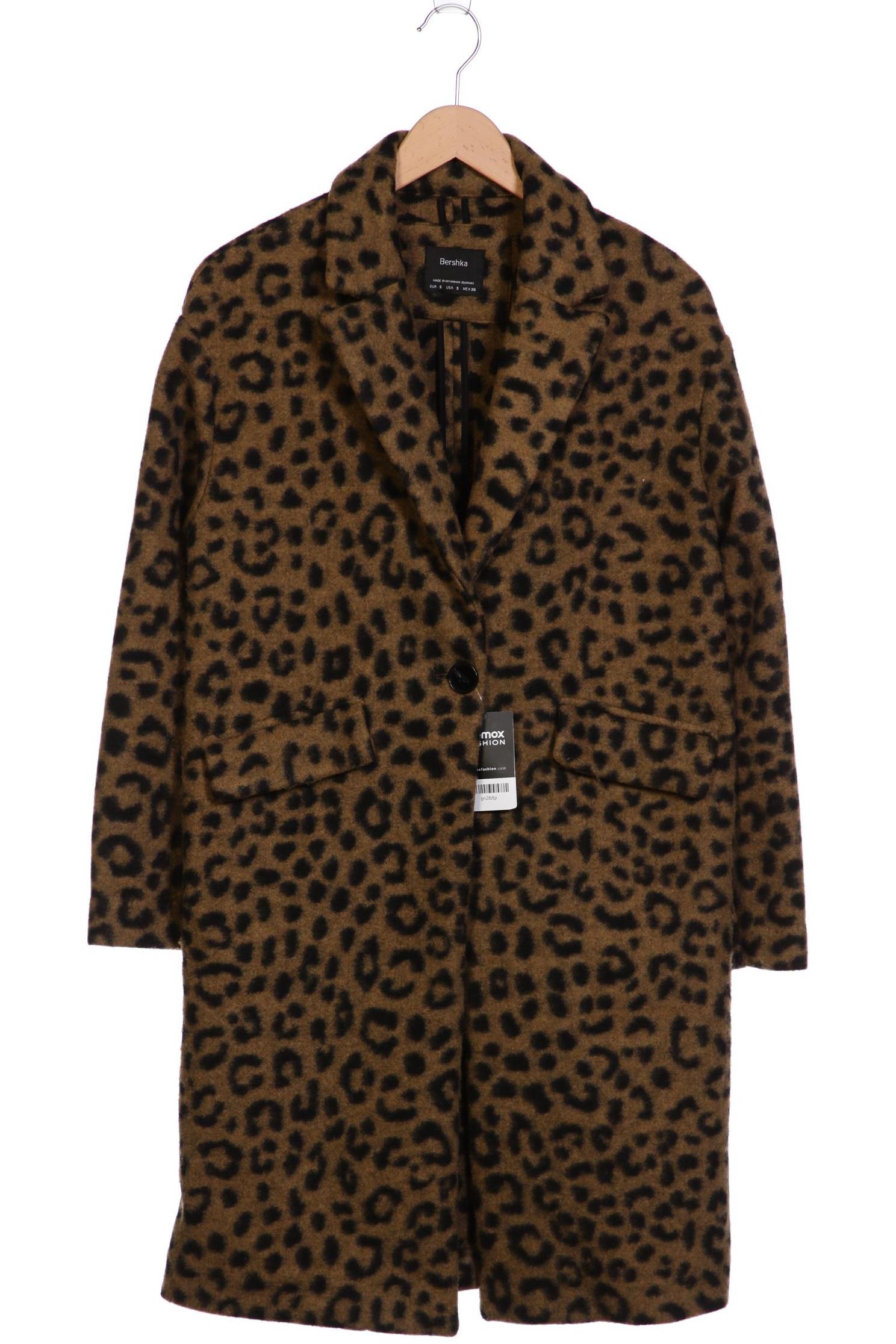 

bershka Damen Mantel, braun, Gr. 36