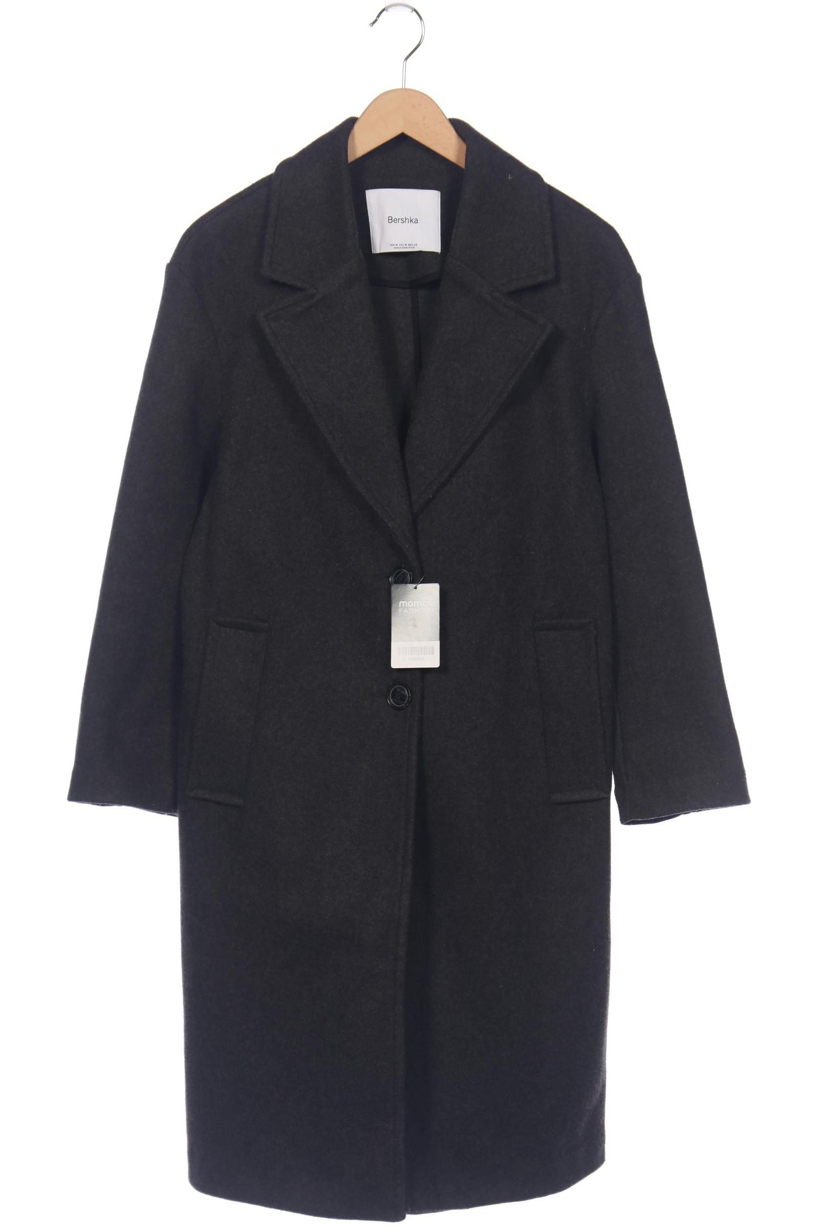 

bershka Damen Mantel, grau, Gr. 38
