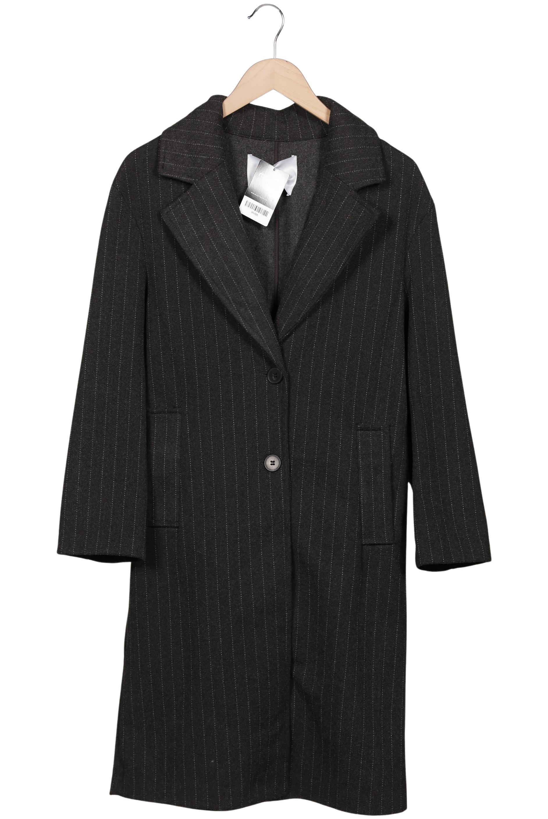 

bershka Damen Mantel, grau, Gr. 36