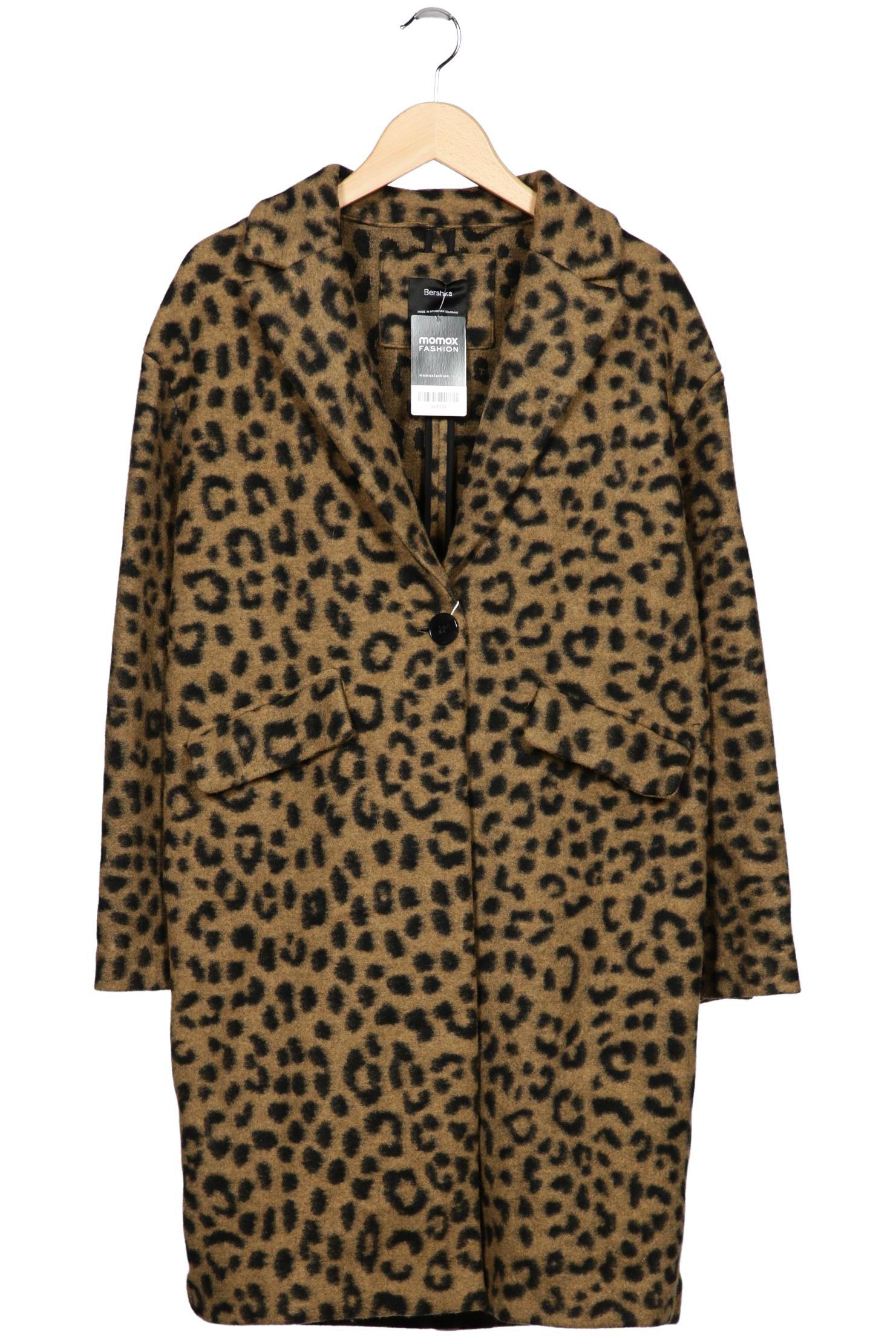 

bershka Damen Mantel, braun, Gr. 36