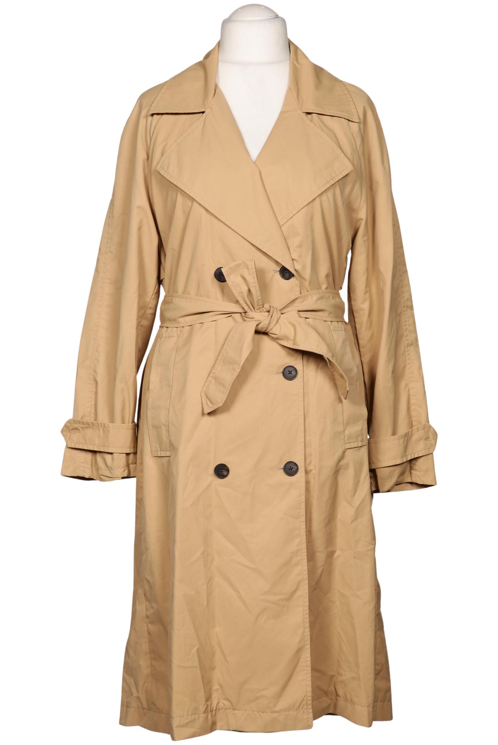 

bershka Damen Mantel, beige, Gr. 38