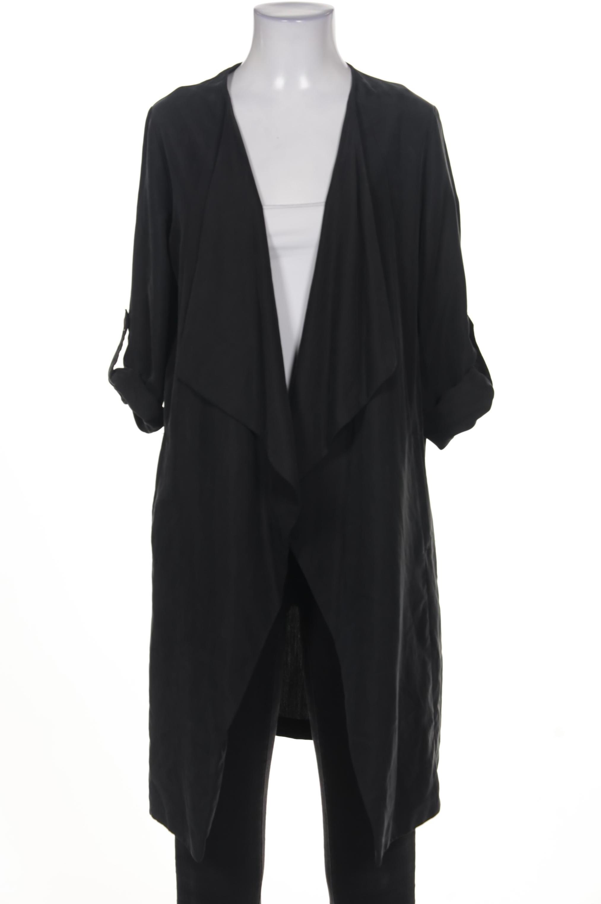 

bershka Damen Mantel, schwarz, Gr. 36