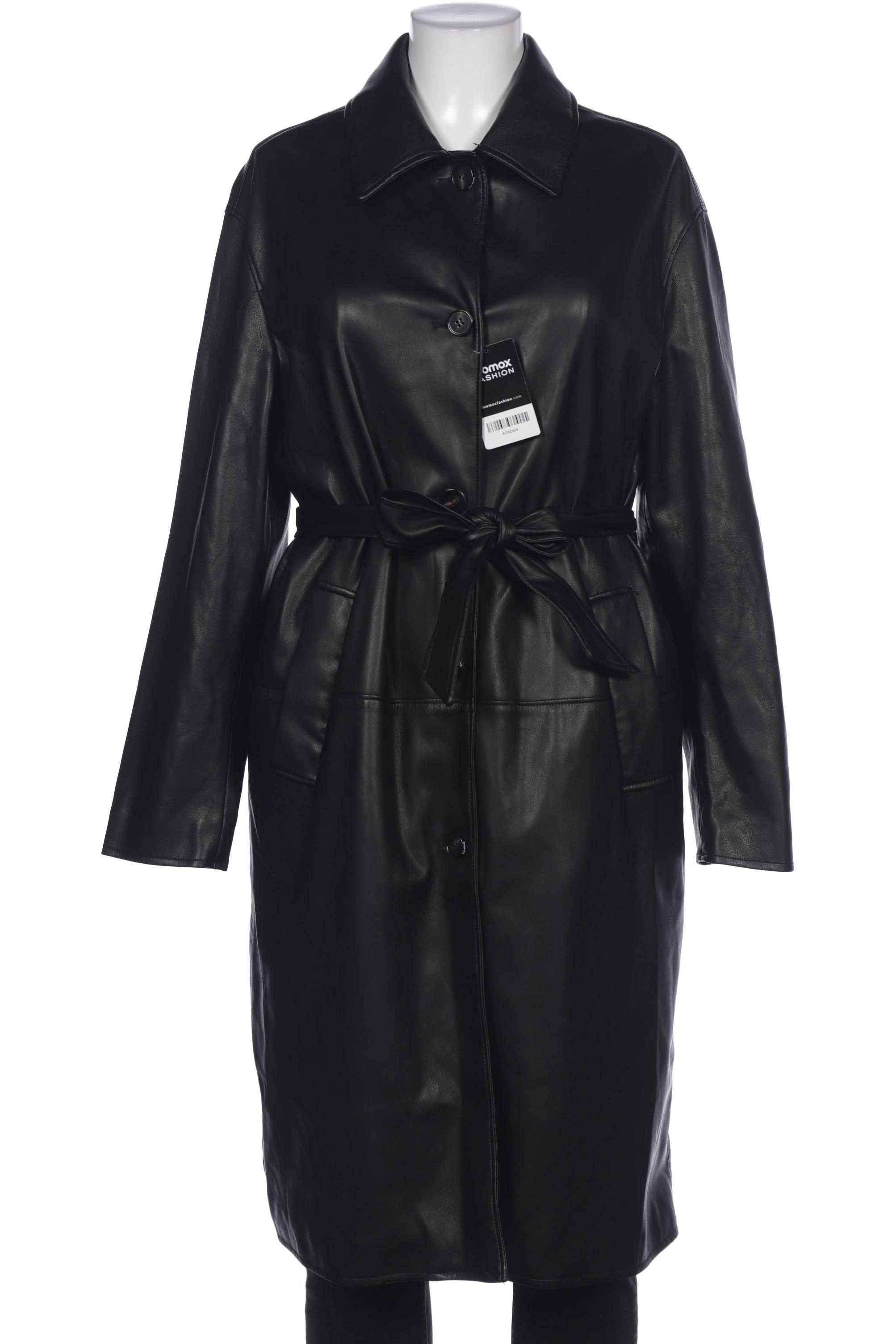 

bershka Damen Mantel, schwarz
