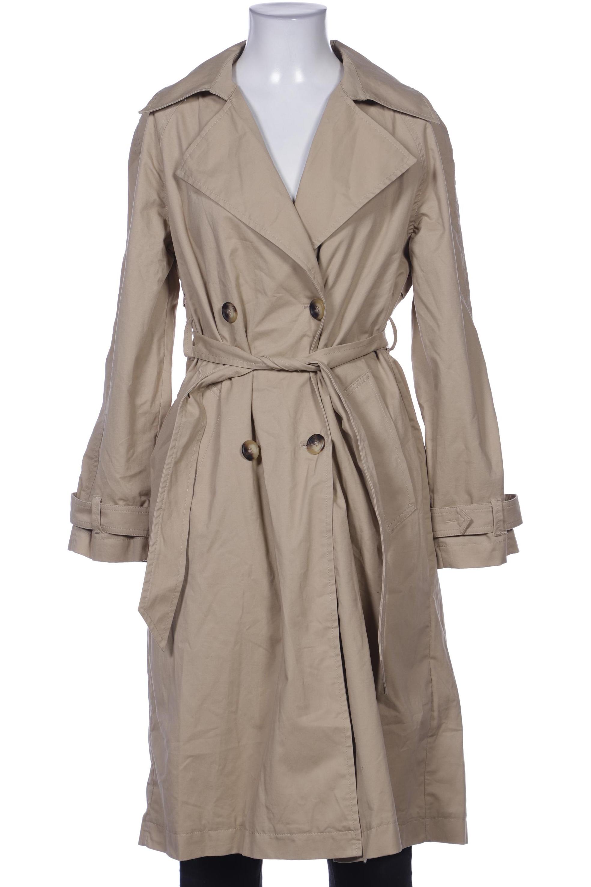 

bershka Damen Mantel, beige, Gr. 34