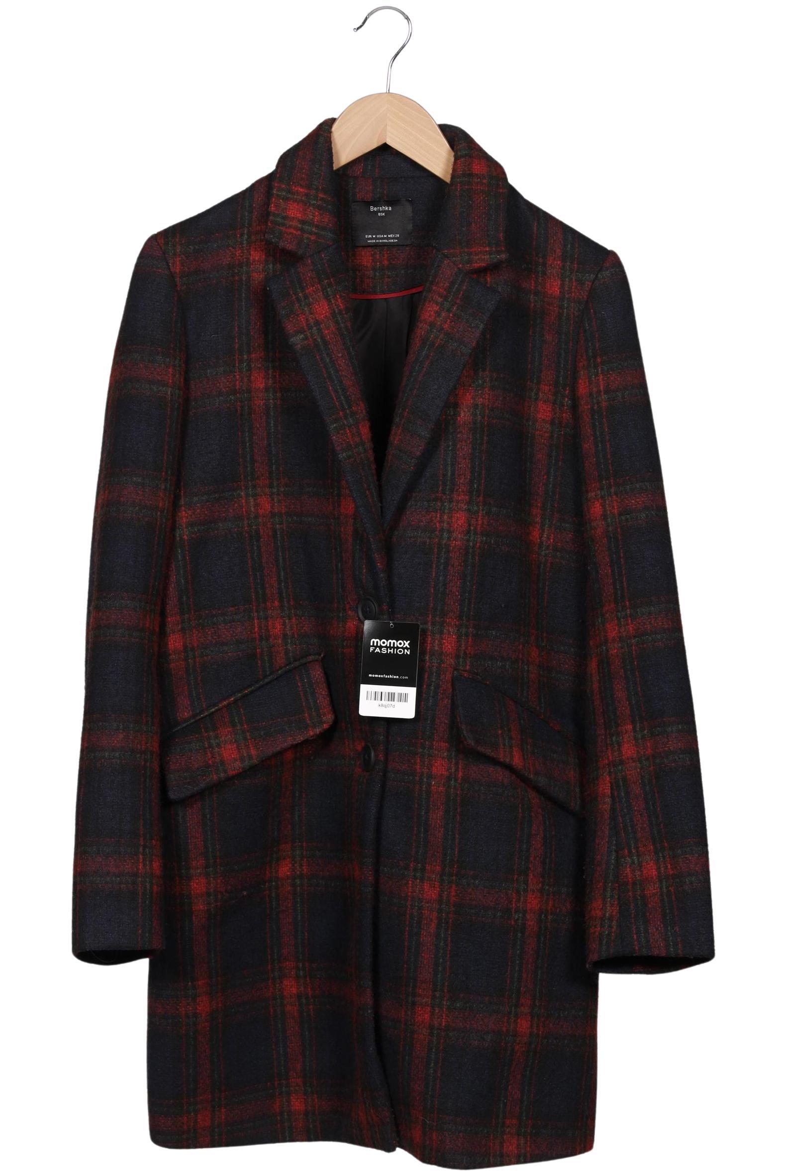 

bershka Damen Mantel, marineblau, Gr. 38