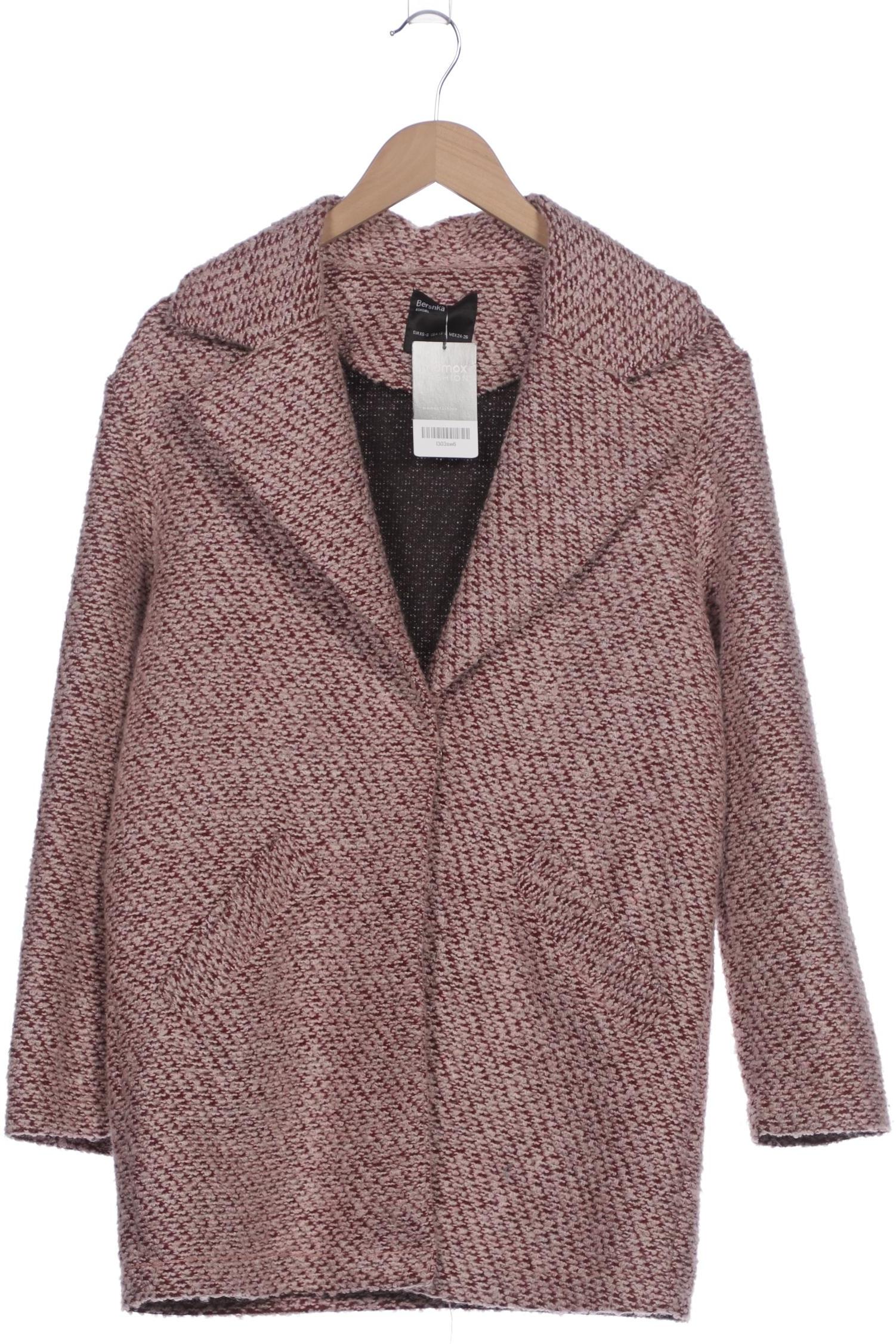 

bershka Damen Mantel, pink, Gr. 34