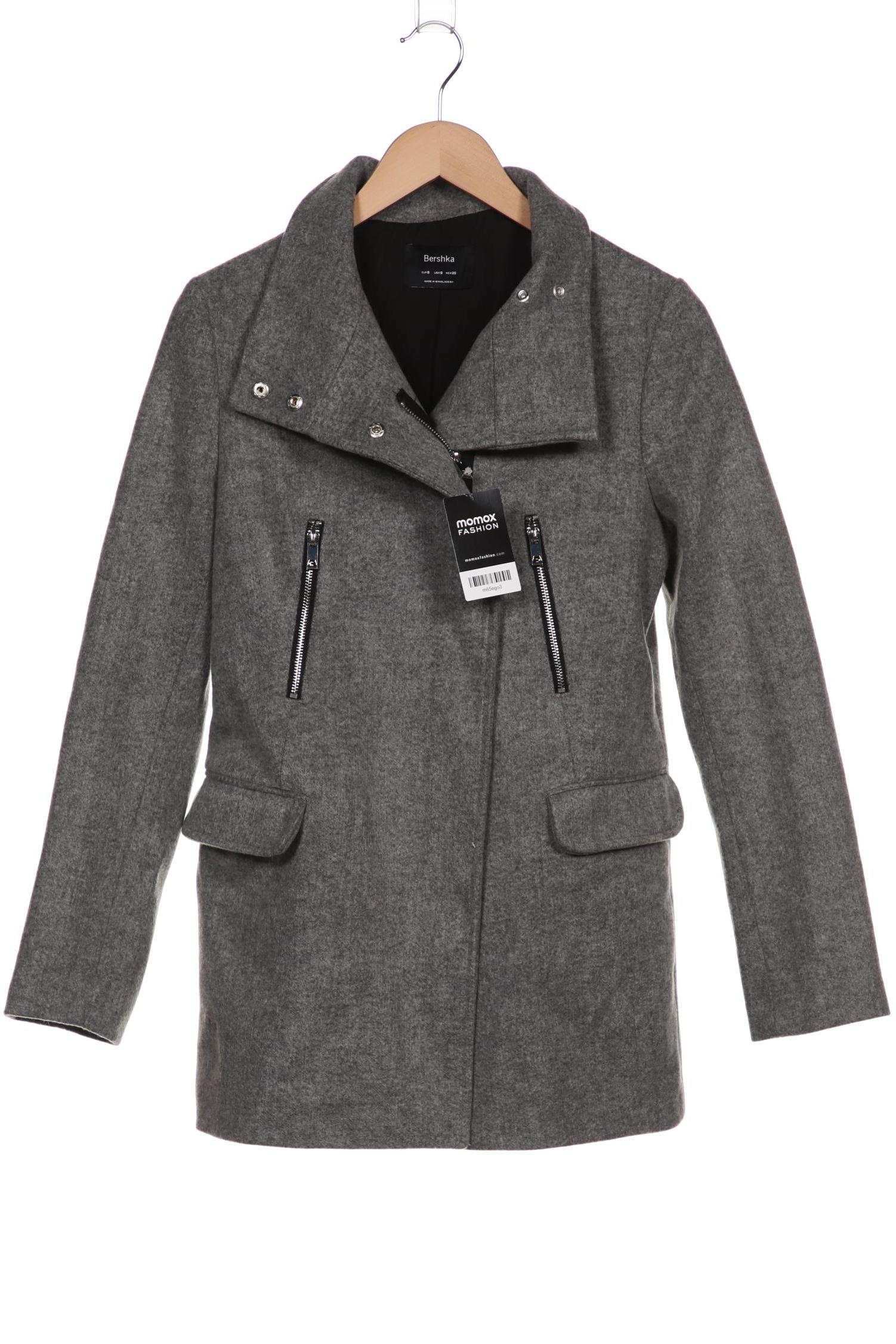 

bershka Damen Mantel, grau
