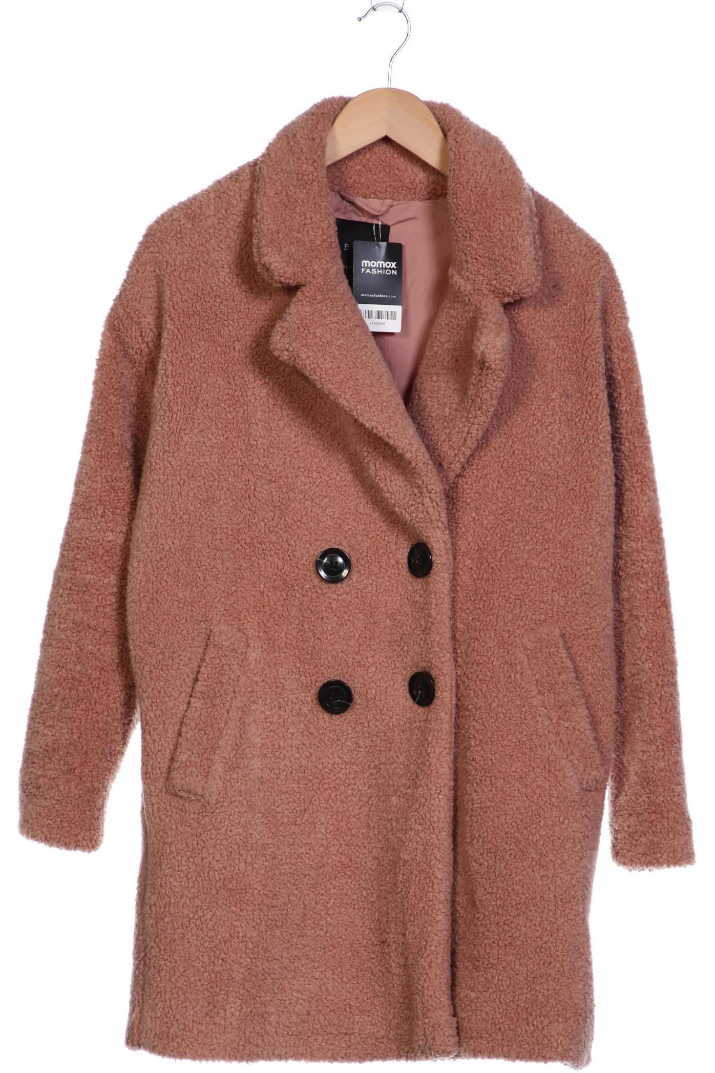 

bershka Damen Mantel, beige, Gr. 34