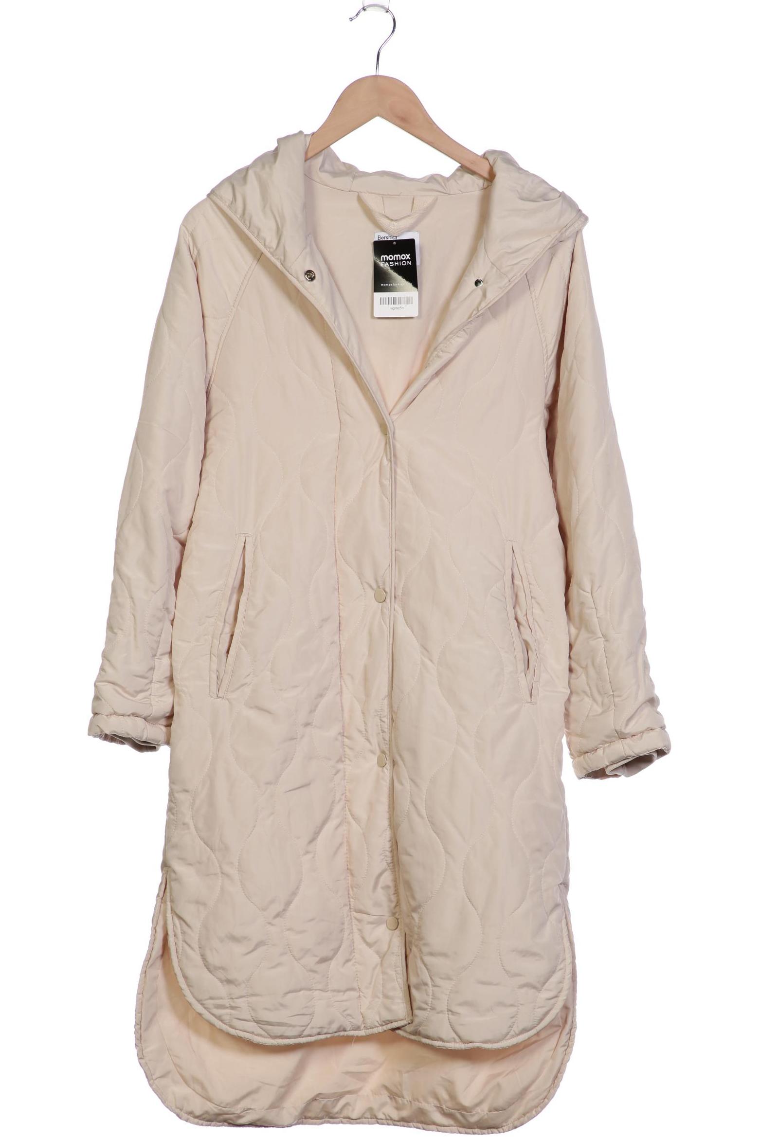 

bershka Damen Mantel, beige, Gr. 36