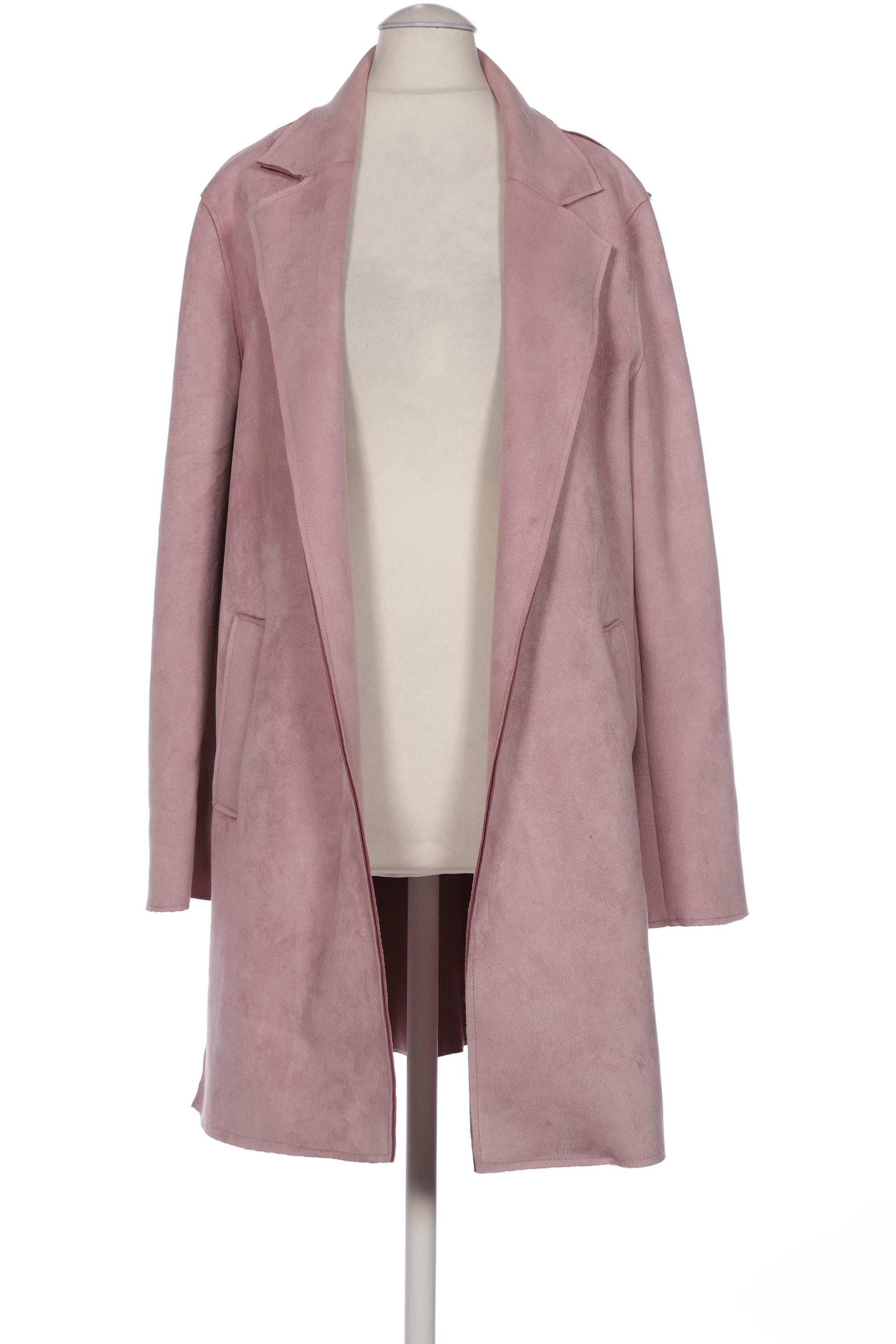 

bershka Damen Mantel, pink, Gr. 36