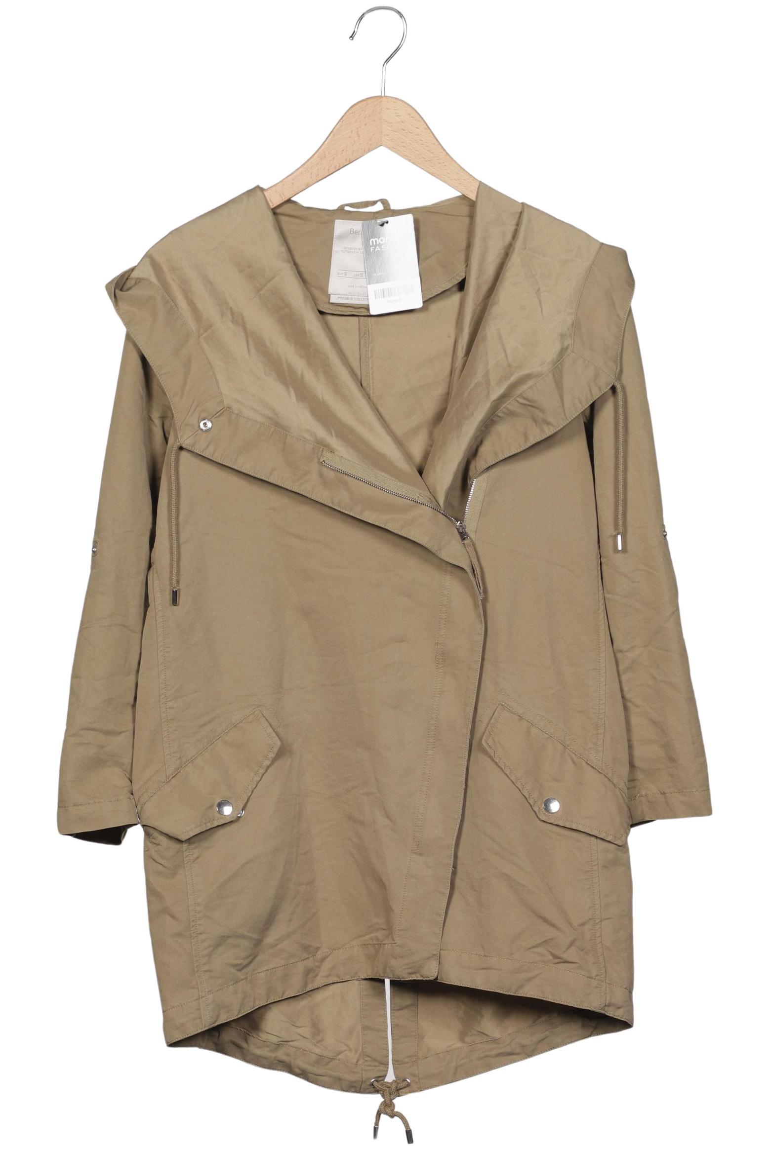 

bershka Damen Mantel, beige, Gr. 36