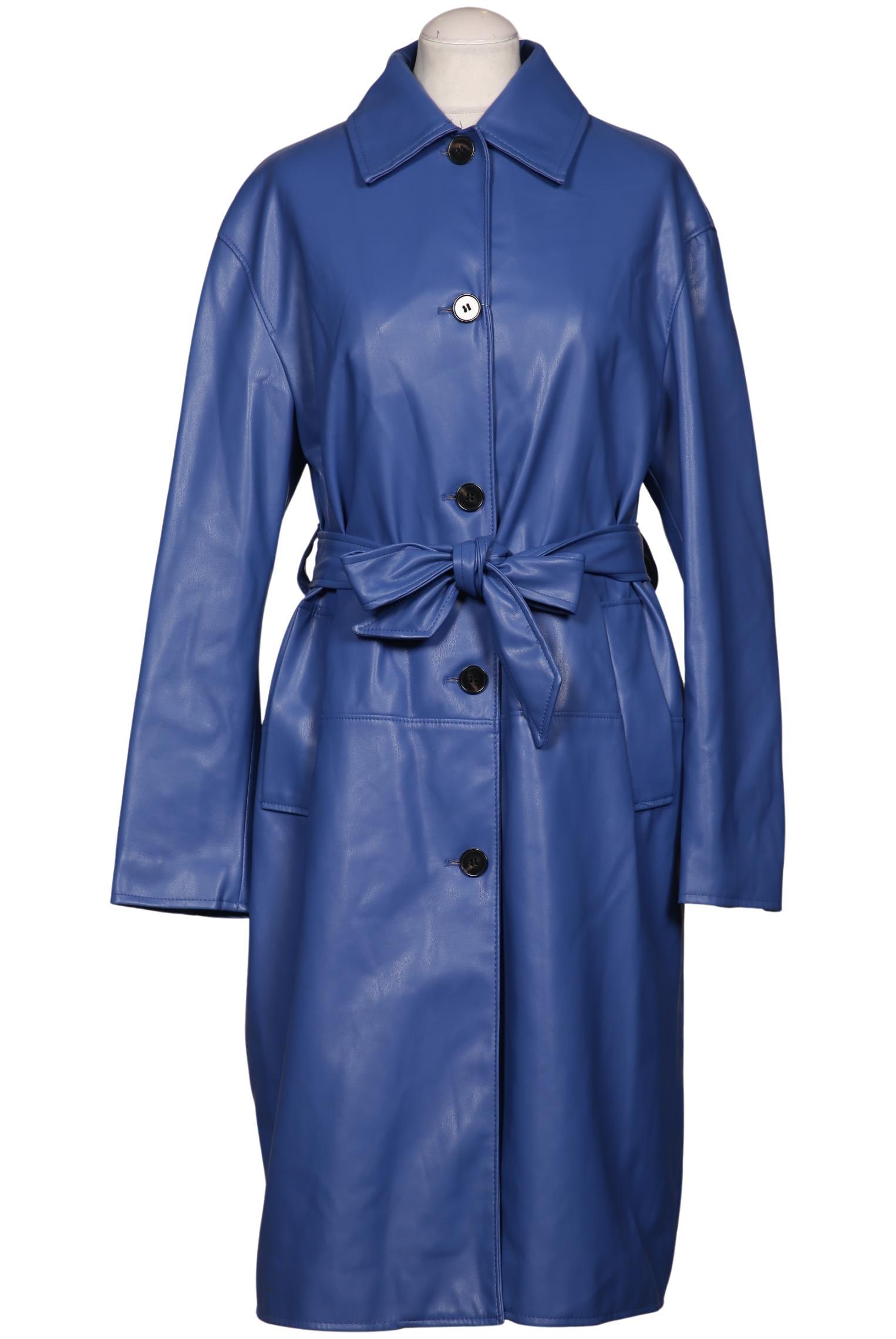 

bershka Damen Mantel, blau, Gr. 36