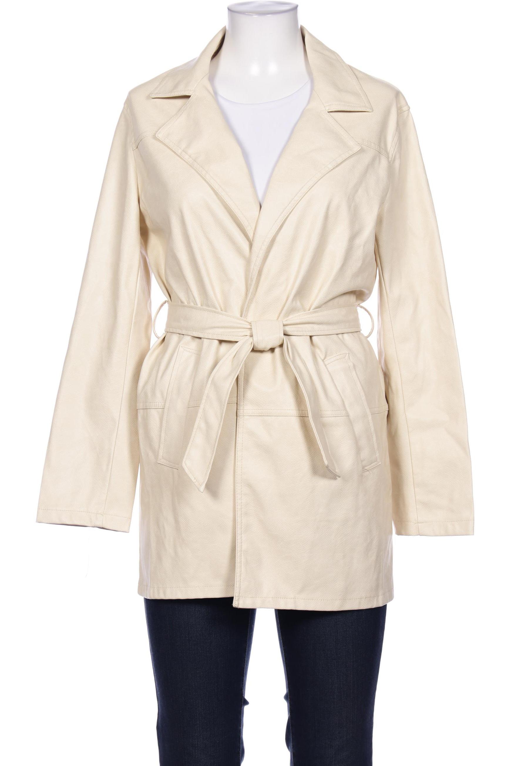 

bershka Damen Mantel, beige, Gr. 38