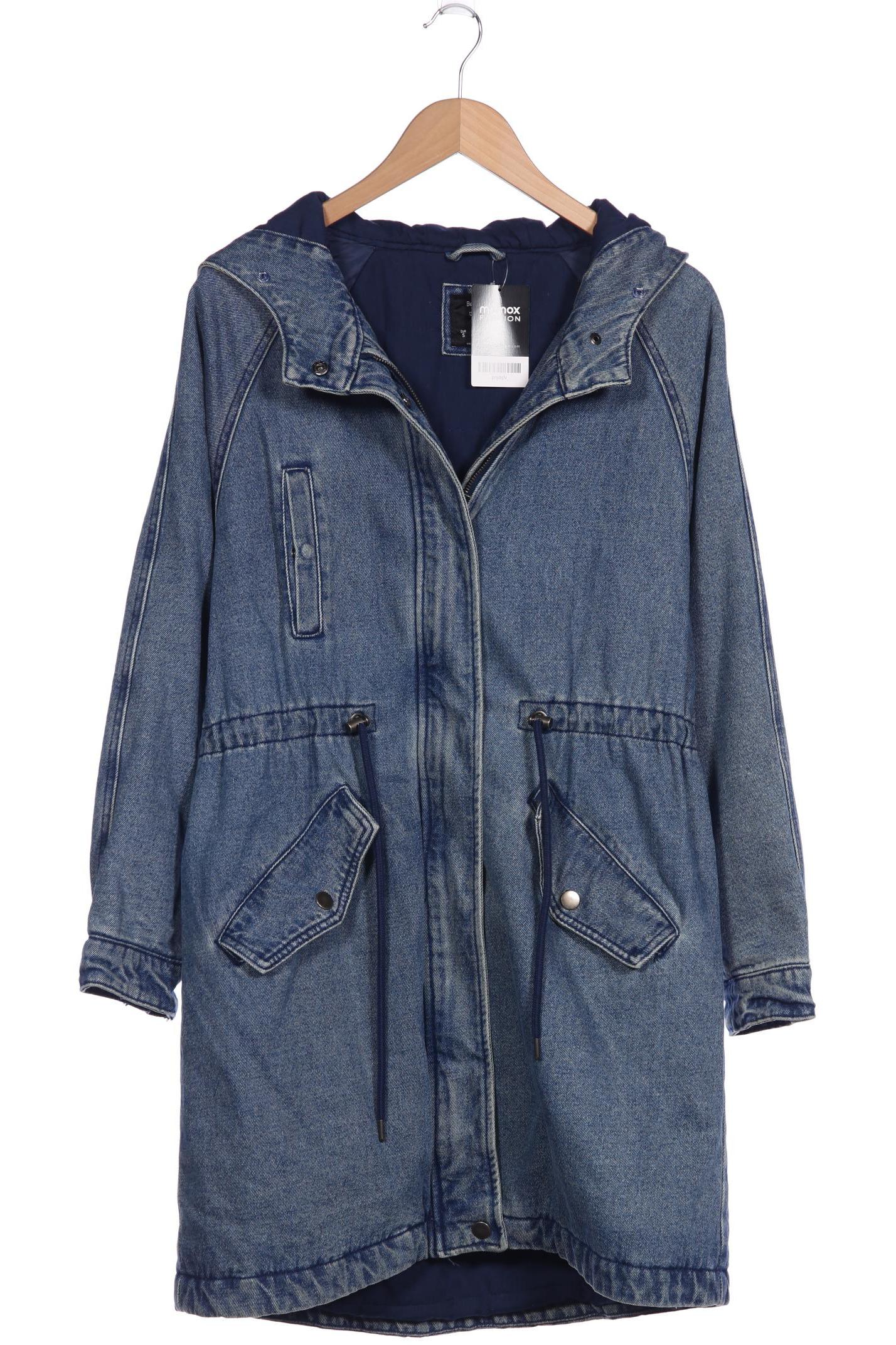 

bershka Damen Mantel, blau