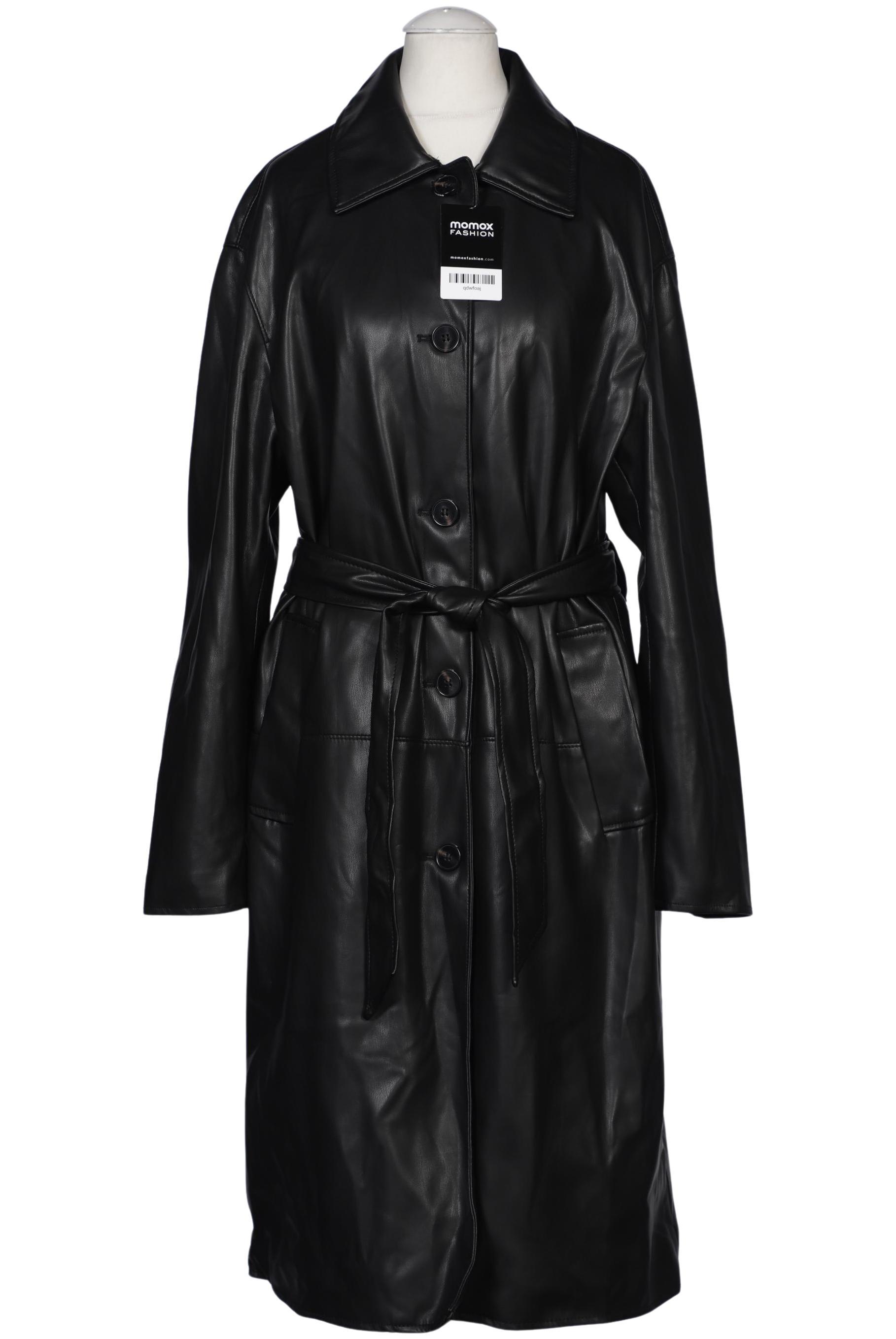 

bershka Damen Mantel, schwarz, Gr. 36