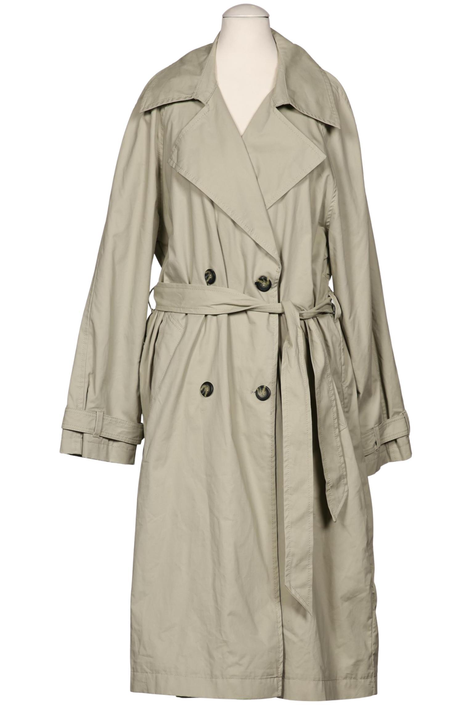 

bershka Damen Mantel, beige, Gr. 42