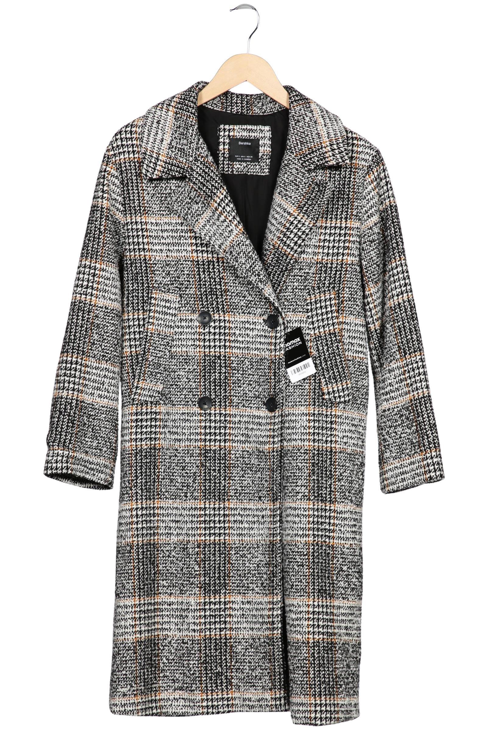 

bershka Damen Mantel, mehrfarbig, Gr. 36