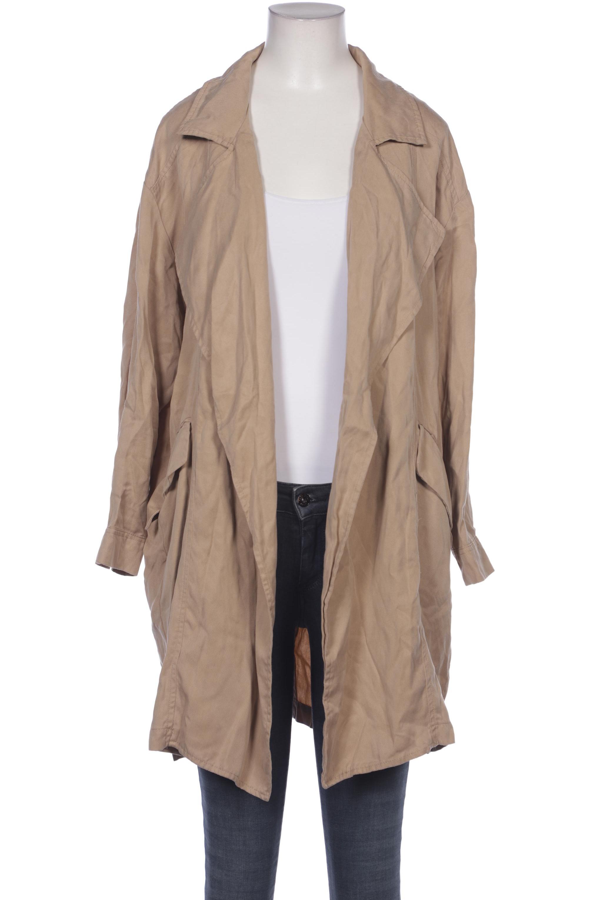 

bershka Damen Mantel, beige, Gr. 36