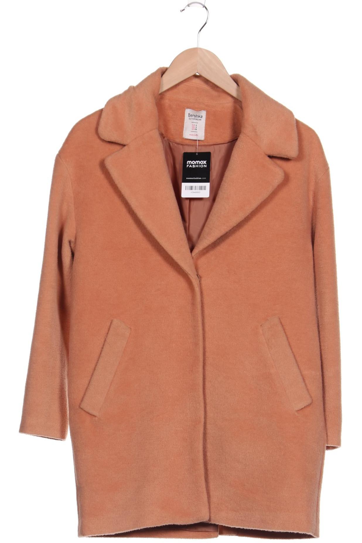 

bershka Damen Mantel, orange, Gr. 36