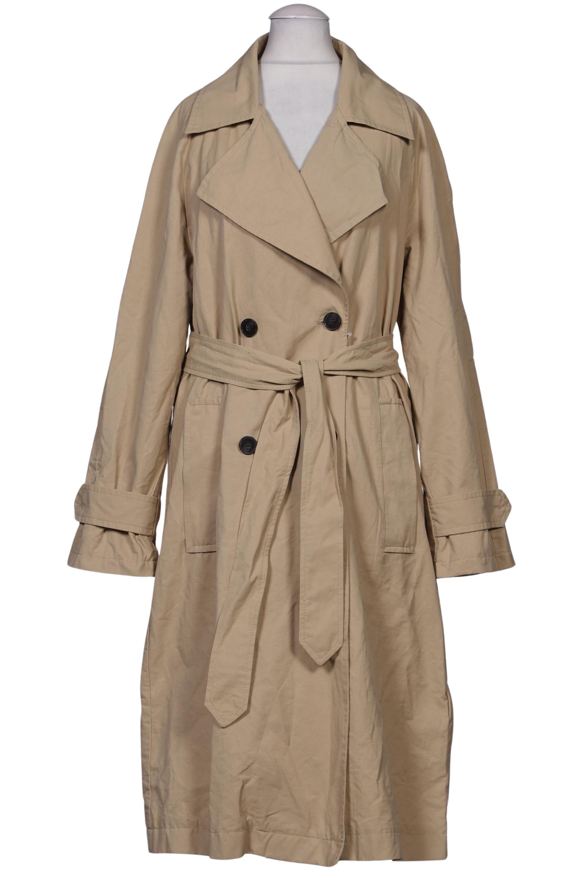 

bershka Damen Mantel, beige, Gr. 34