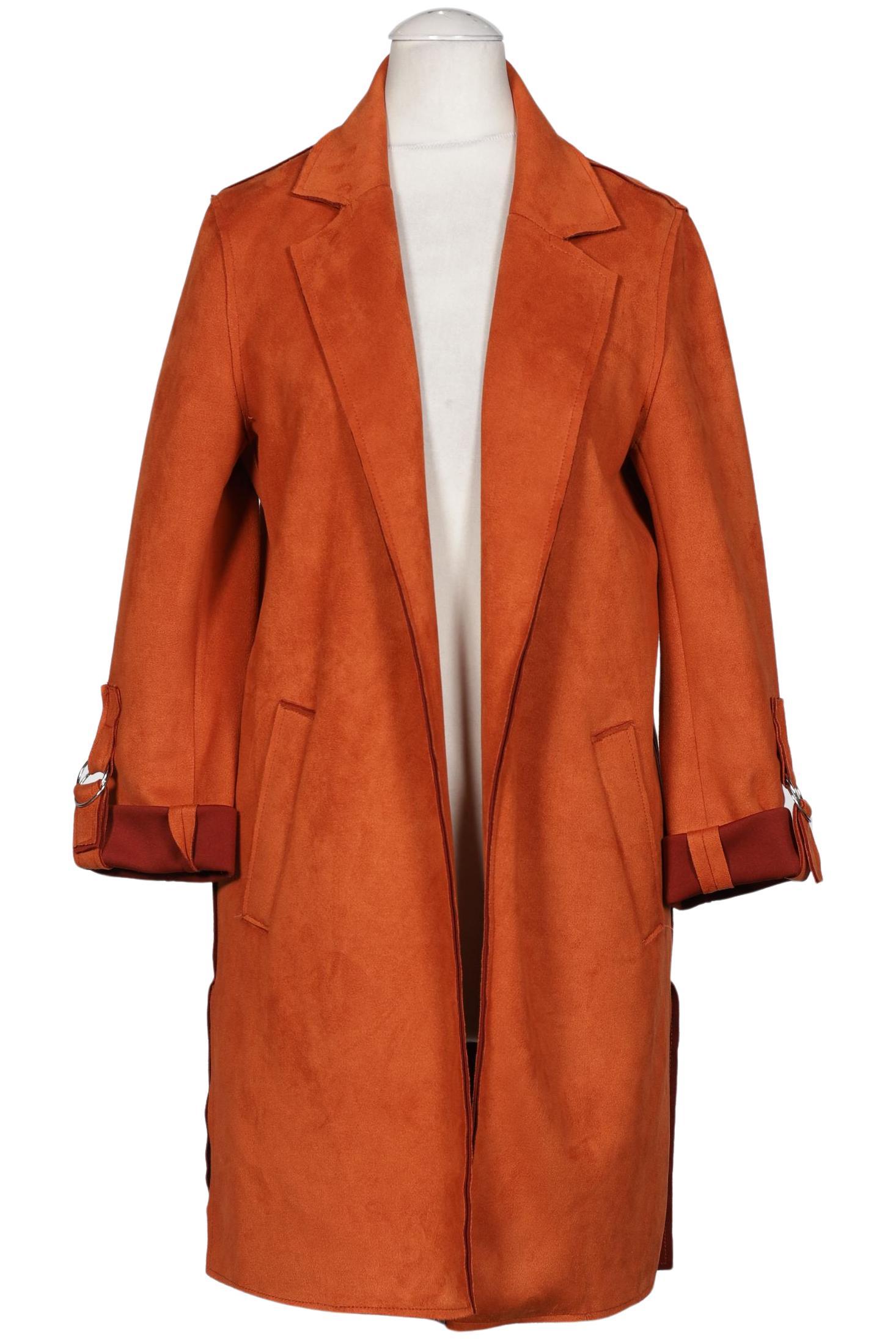 

bershka Damen Mantel, orange, Gr. 34