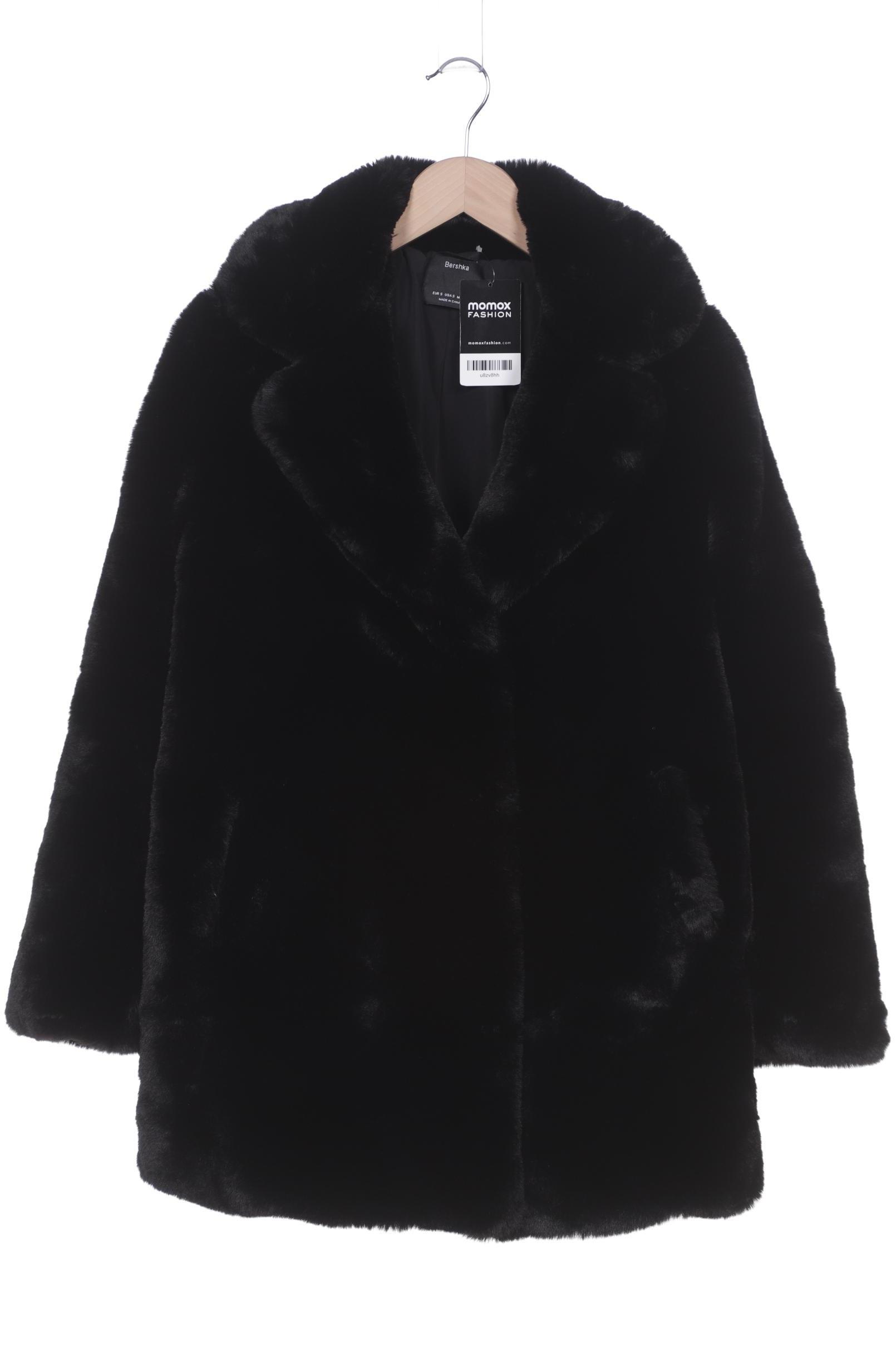 

bershka Damen Mantel, schwarz, Gr. 36