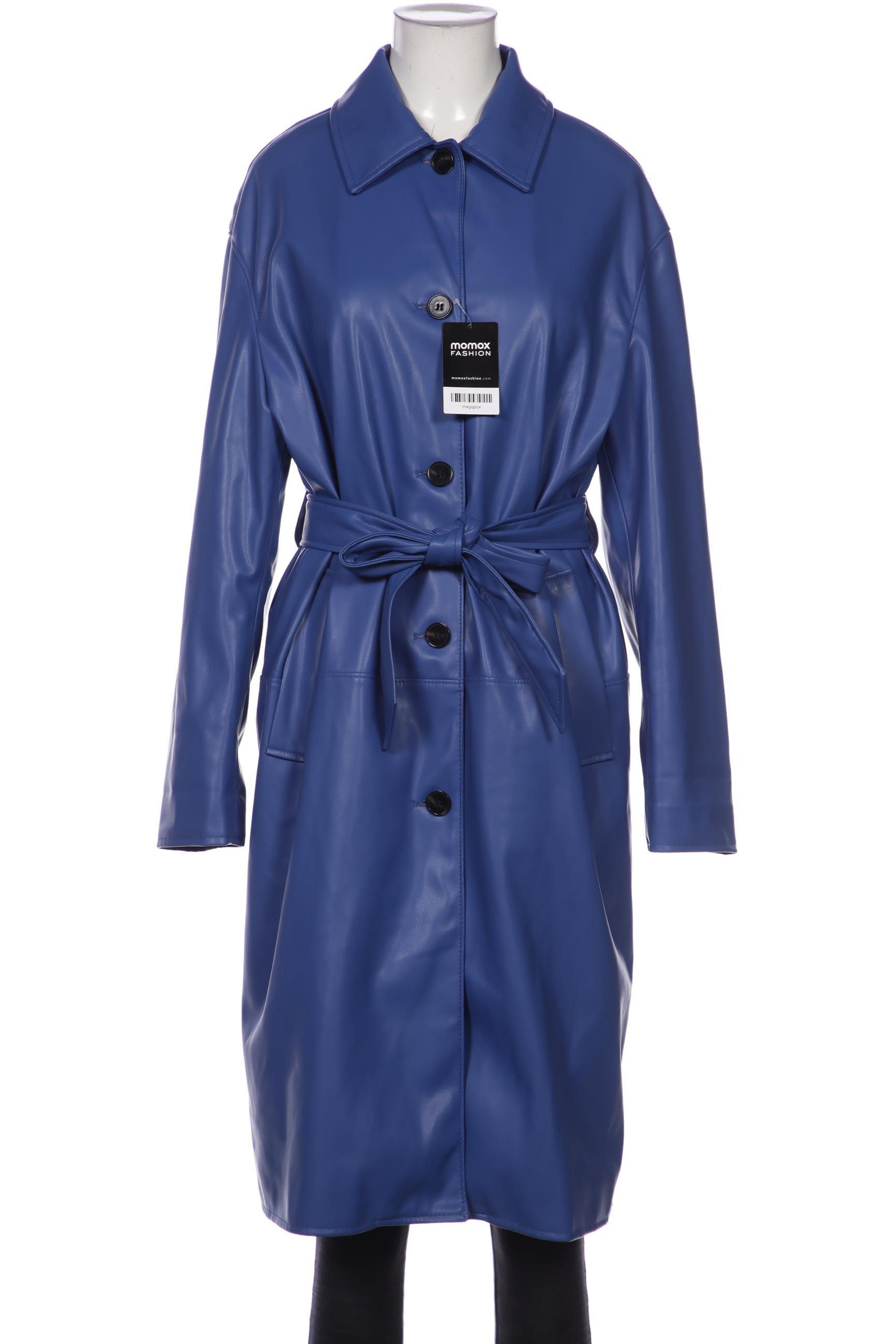 

bershka Damen Mantel, blau