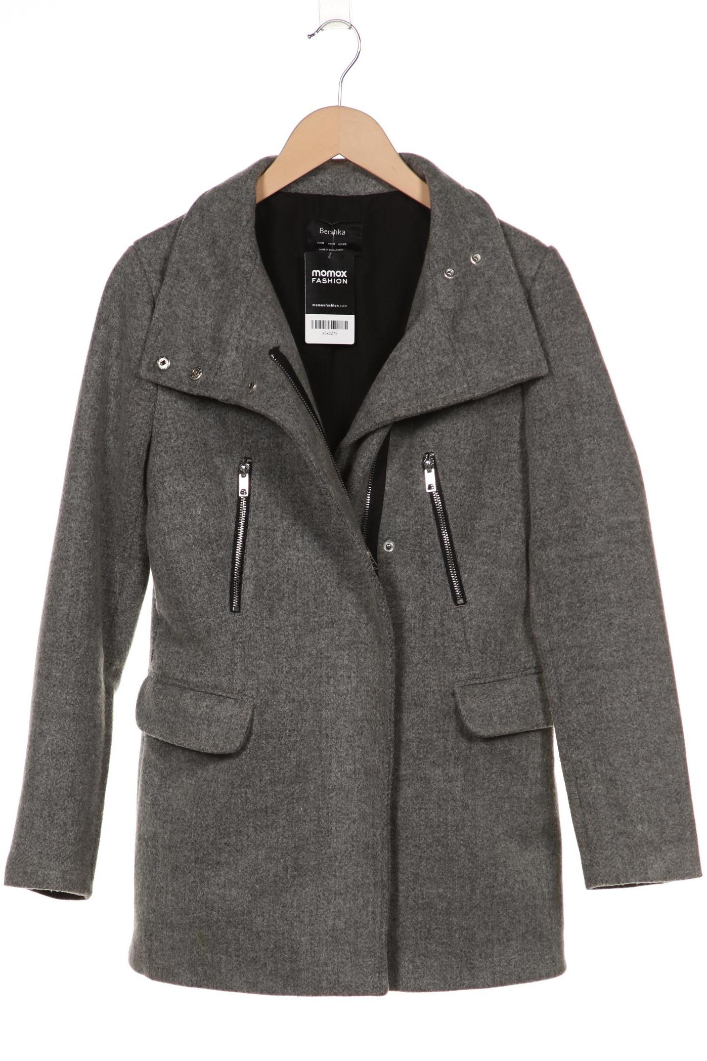 

bershka Damen Mantel, grau