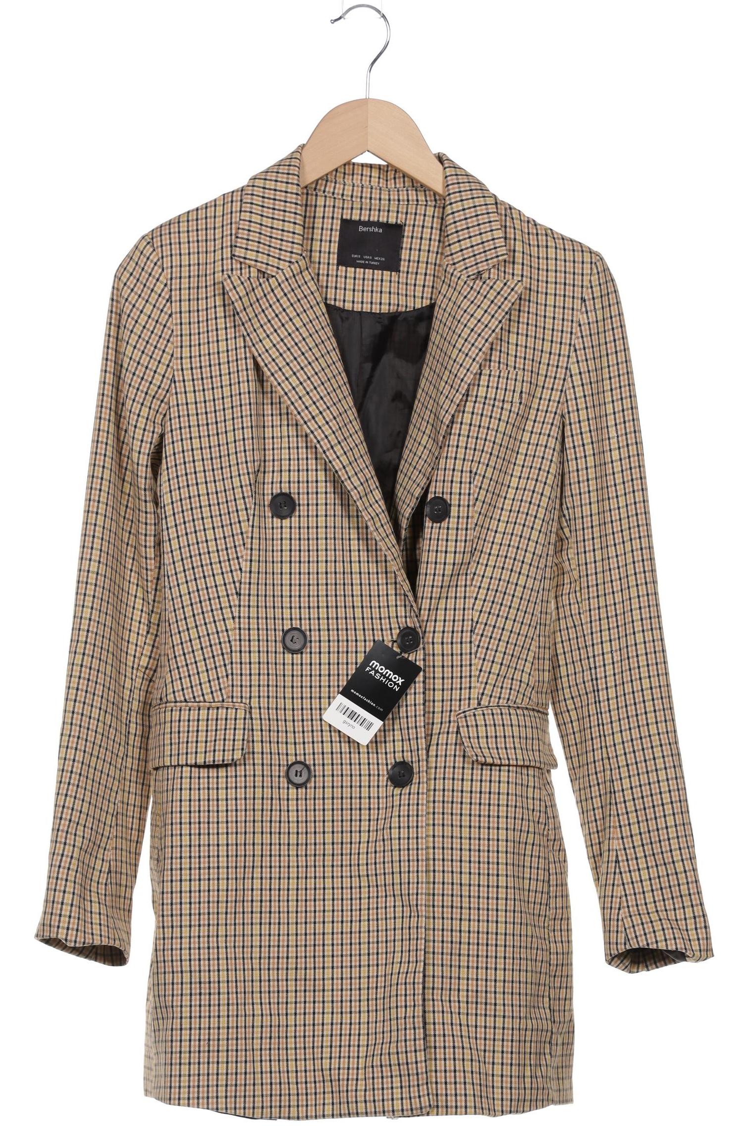 

bershka Damen Mantel, braun, Gr. 36