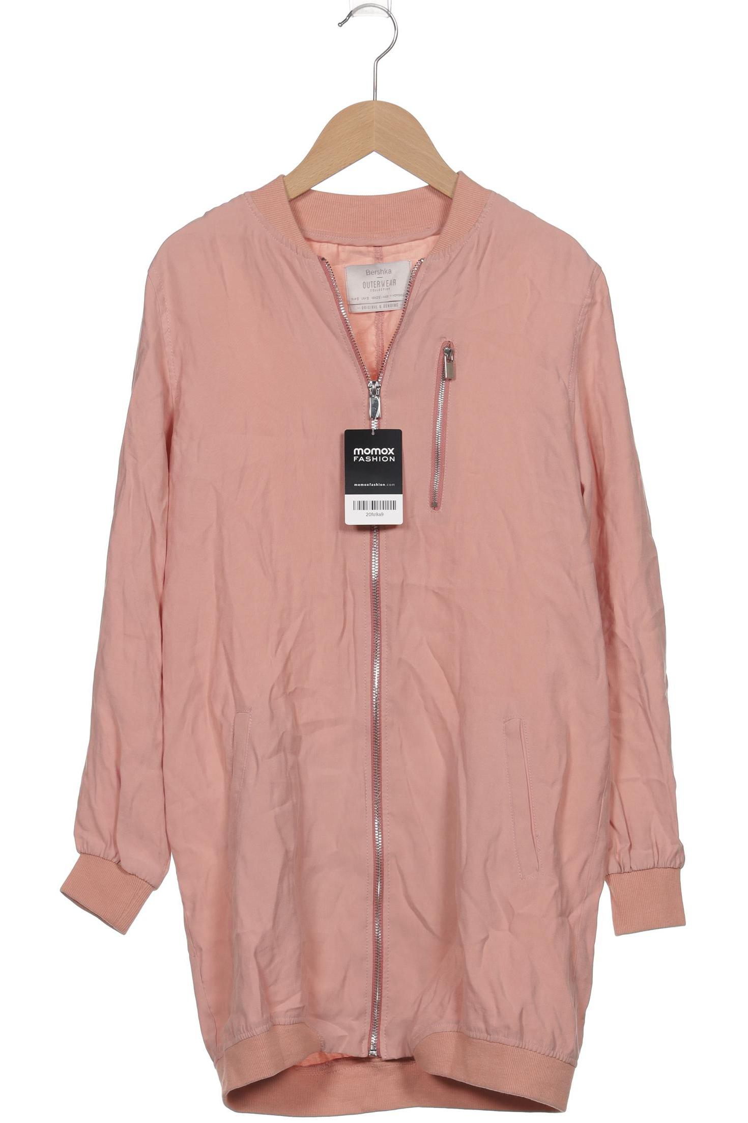 

bershka Damen Mantel, pink, Gr. 36