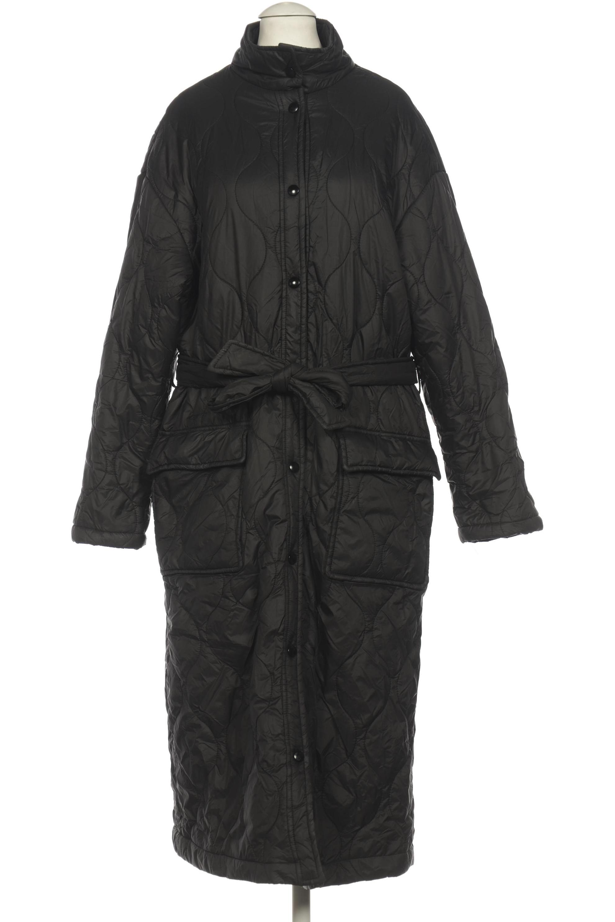 

bershka Damen Mantel, schwarz, Gr. 34