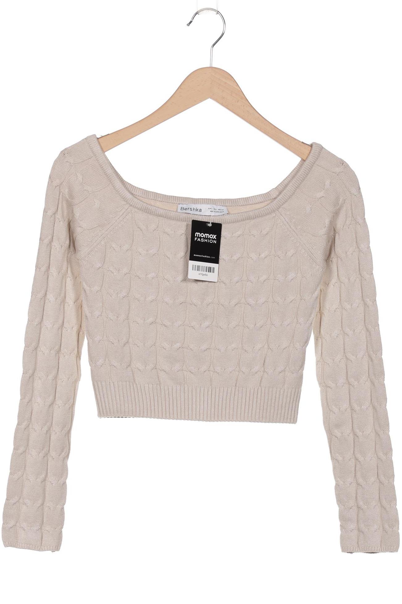 

bershka Damen Pullover, beige, Gr. 42