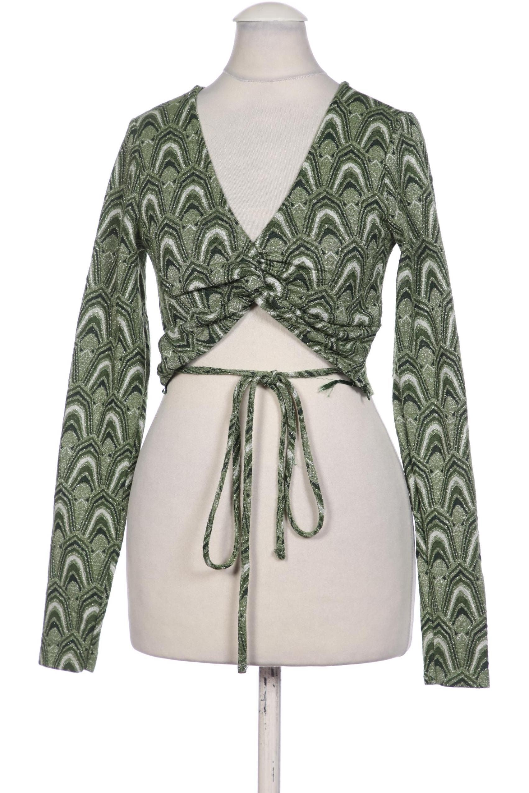 

bershka Damen Pullover, grün, Gr. 36